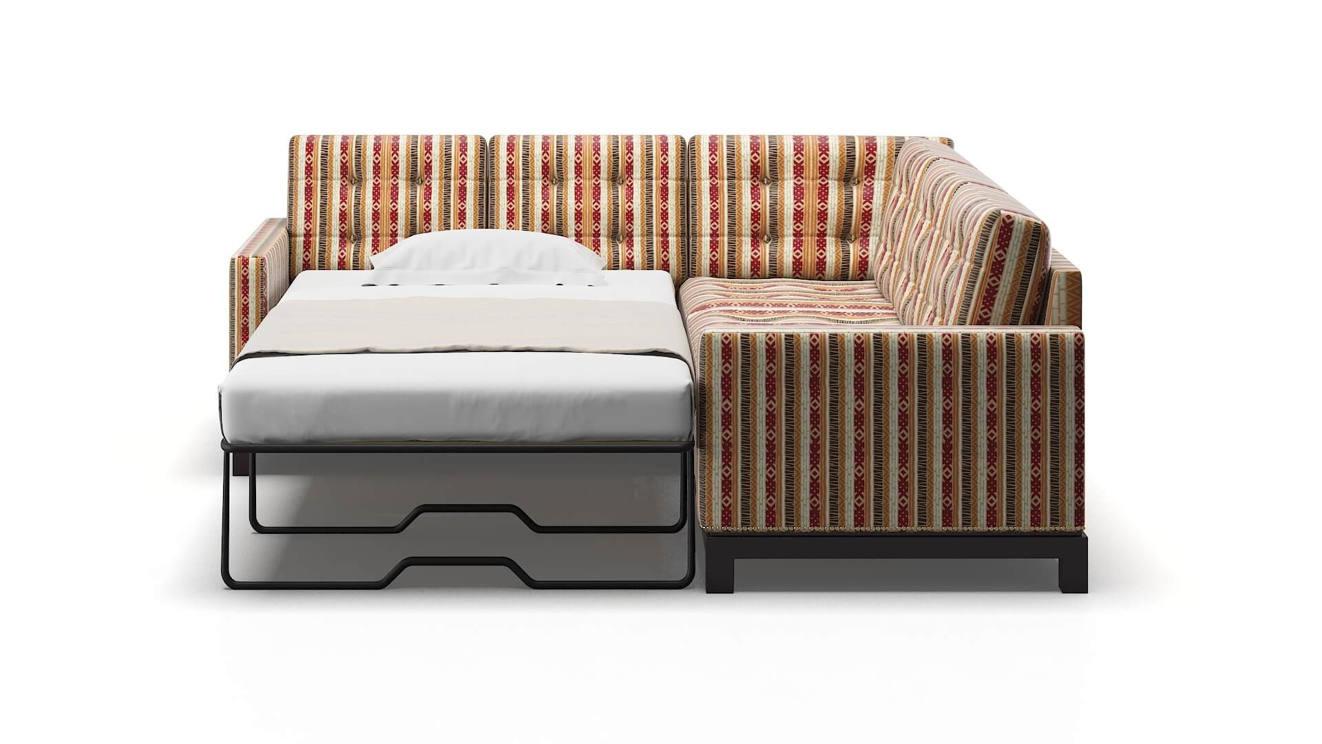 Davos Bodhi Tango Sectional Sleeper Espresso legs 1