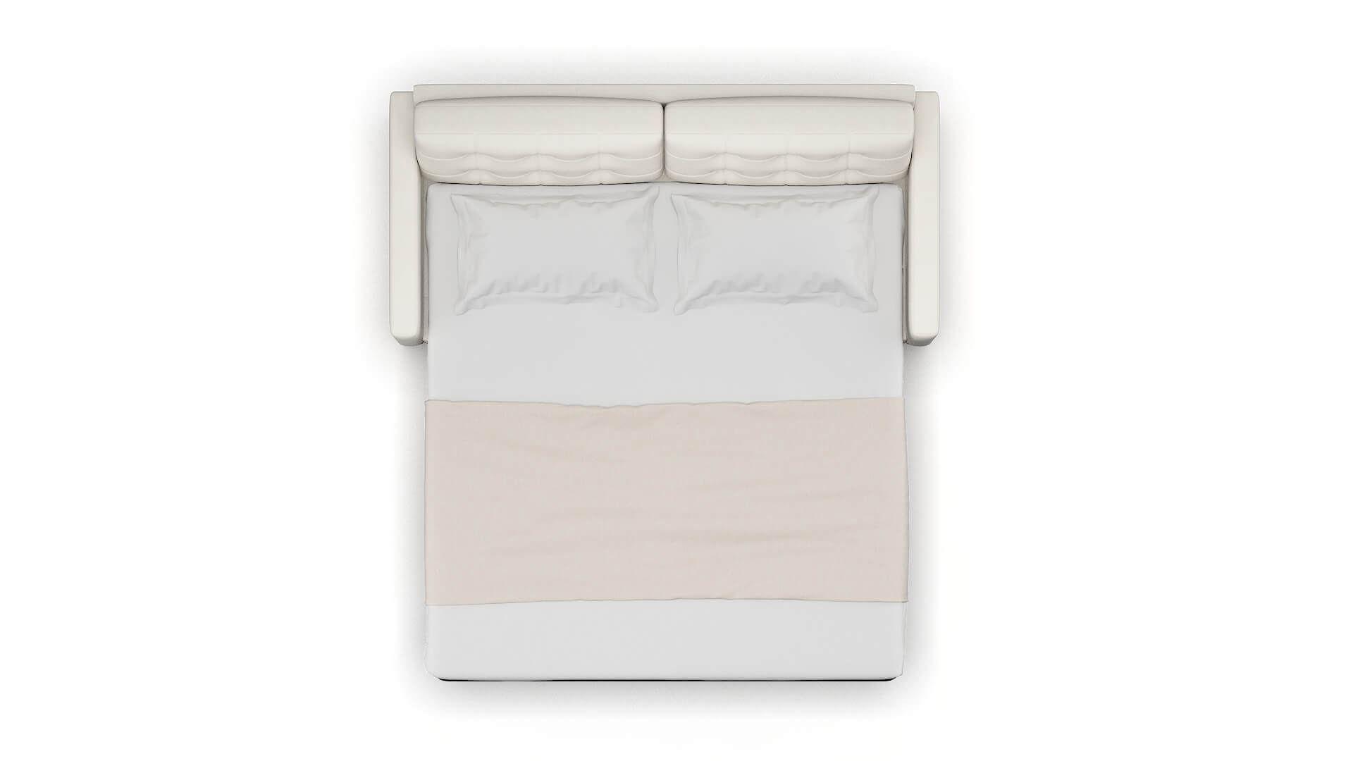 Davos Chance Bone Sofa Sleeper Espresso legs 3