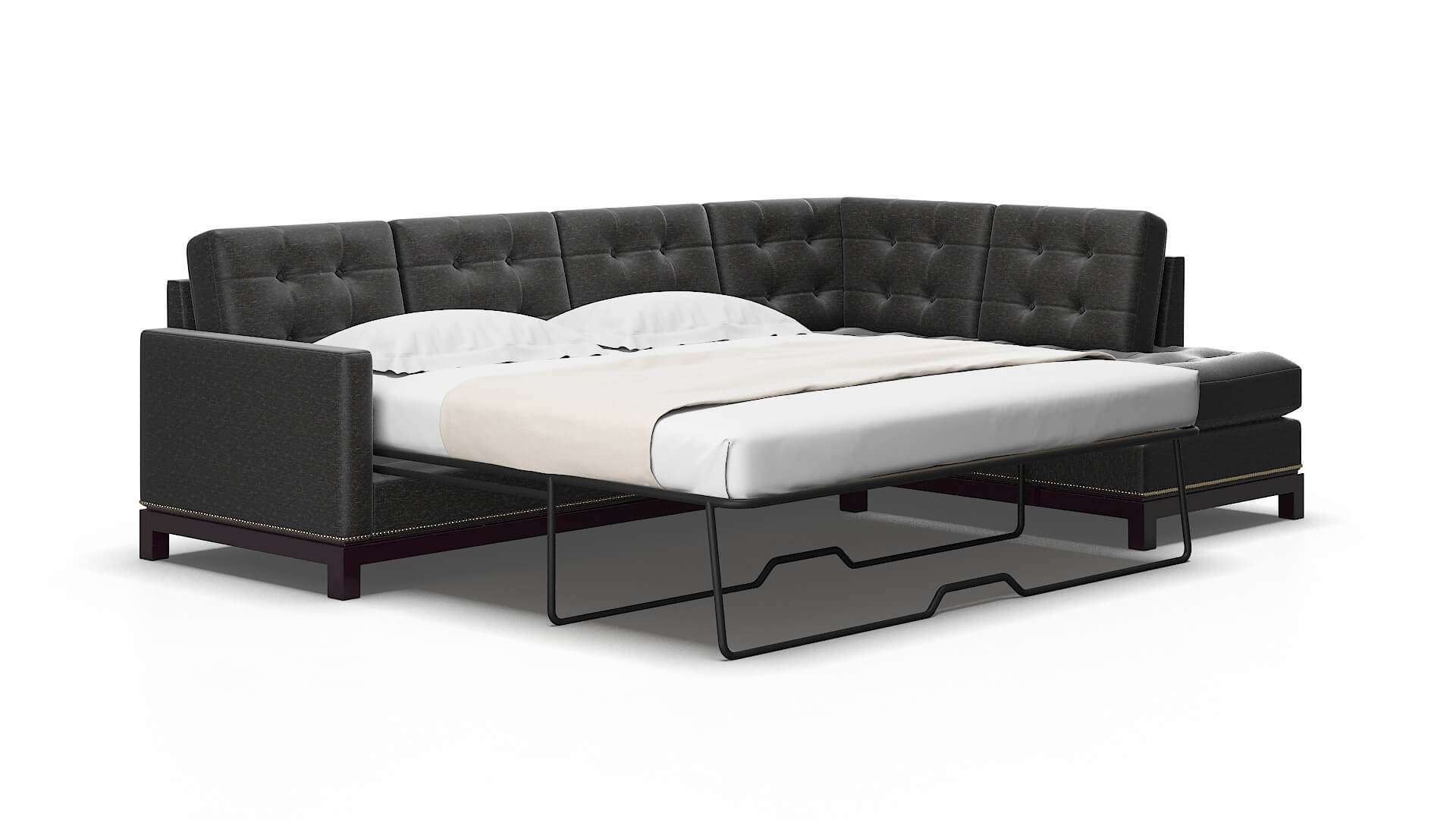 Davos Chance denim Panel sleeper Espresso Legs  2