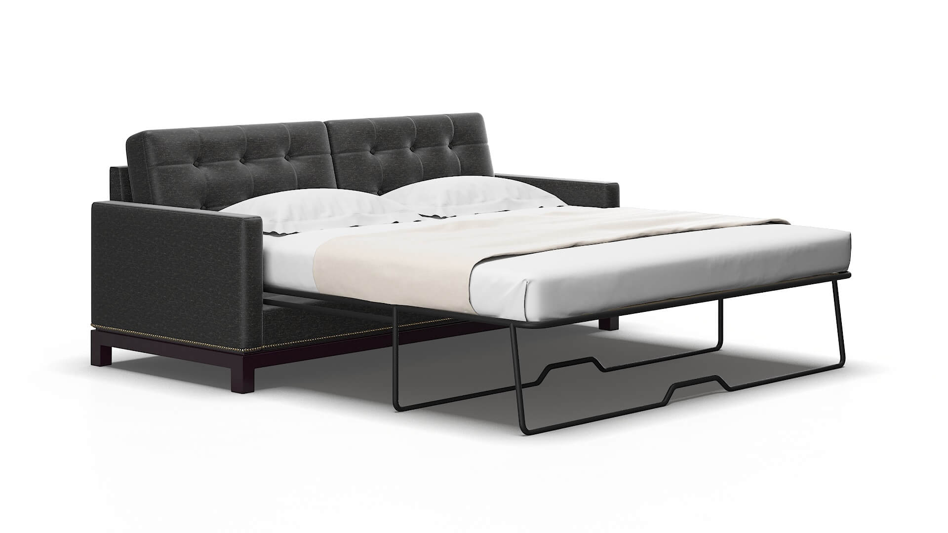 Davos Chance denim Sofa sleeper Espresso Legs  2