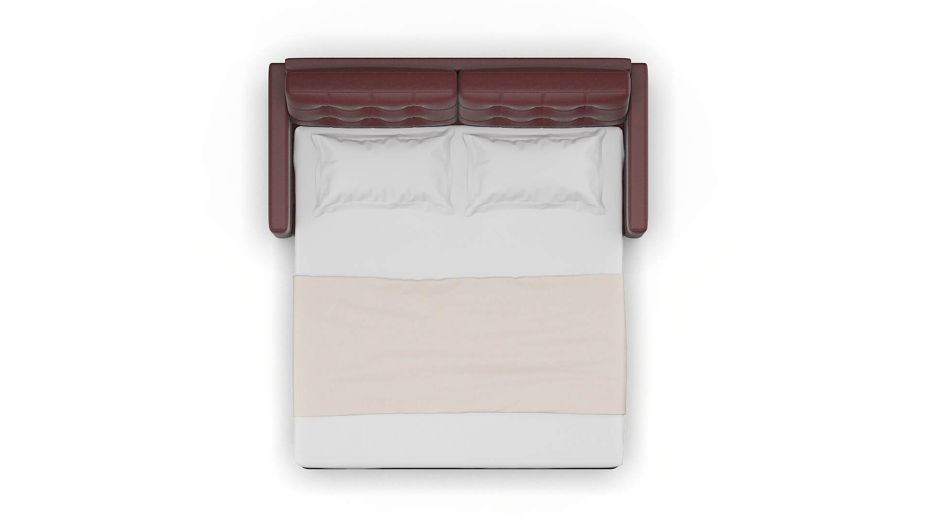 Davos Derby Berry Sofa Sleeper Espresso legs 3