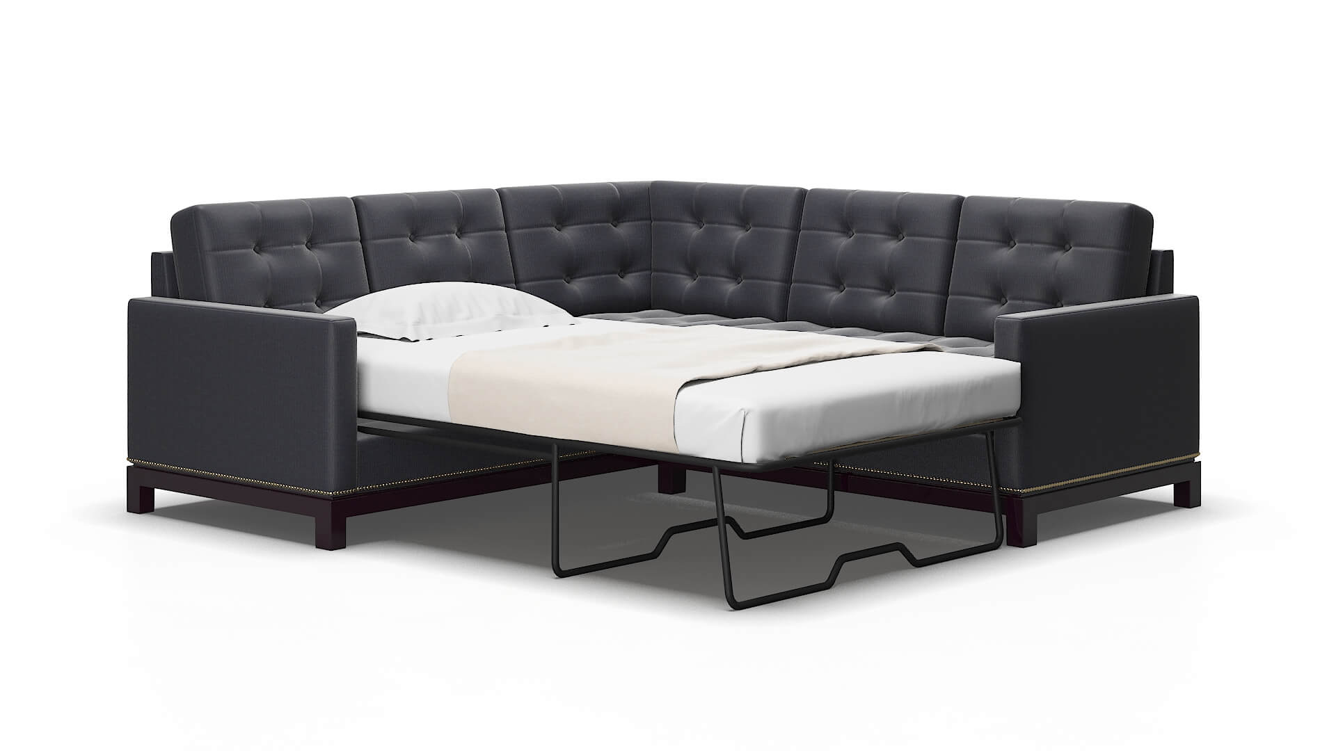 Davos Hepburn_hrp deep_sea Sectional sleeper Espresso Legs  2