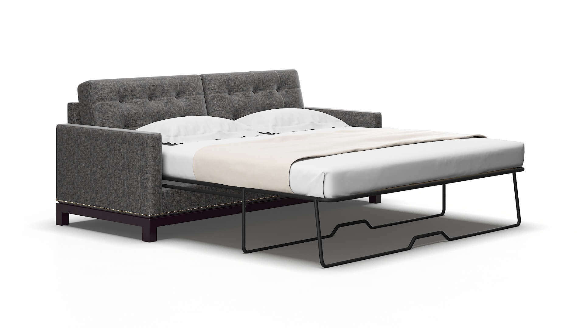 Davos Insight charcoal Sofa sleeper Espresso Legs  2