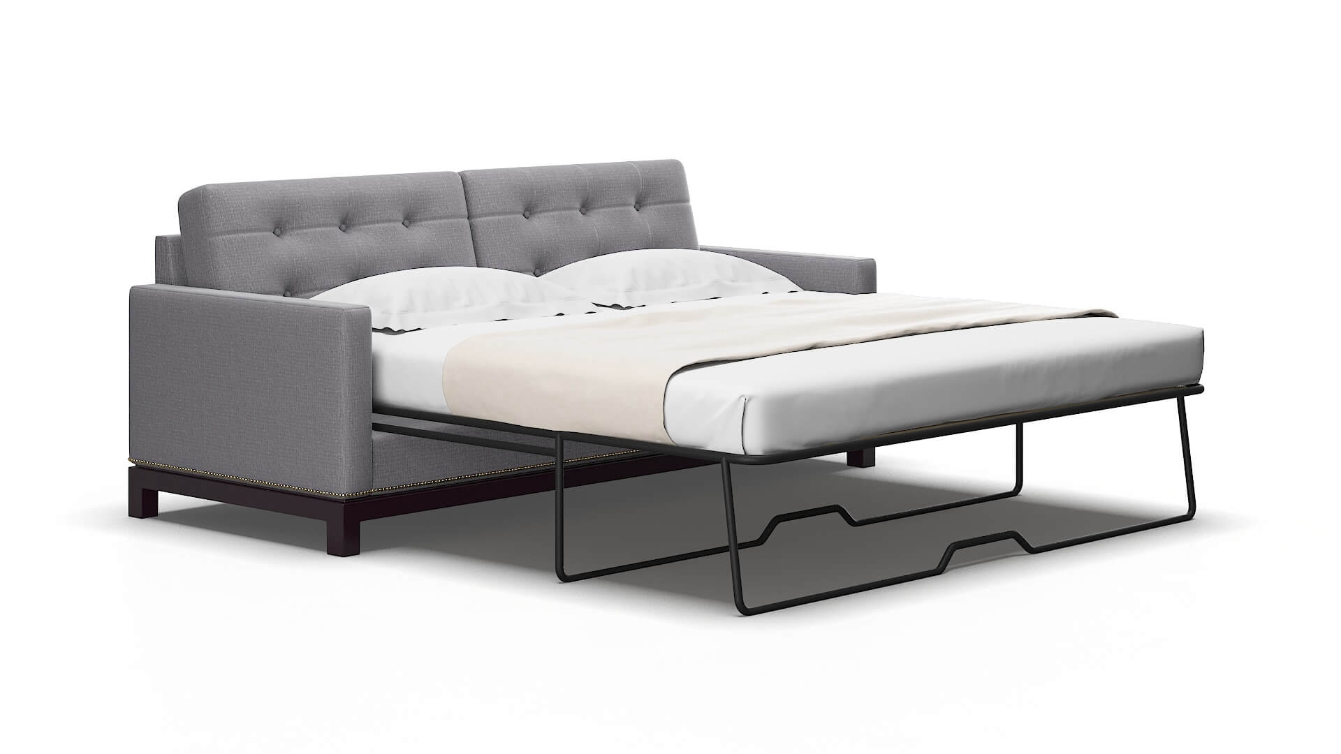 Davos Insight denim Sofa sleeper Espresso Legs  2