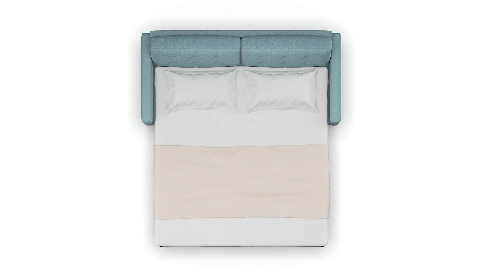 Davos Insight Peacock Sofa Sleeper Espresso legs 3