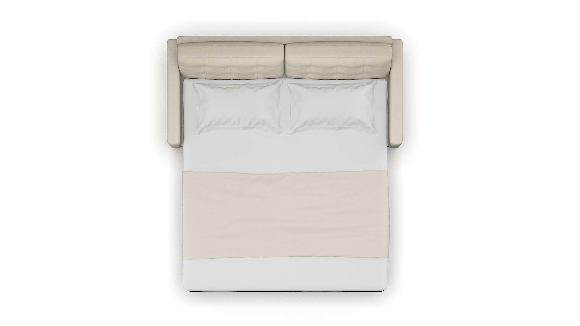 Davos Keylargo Almond Sofa Sleeper Espresso legs 3