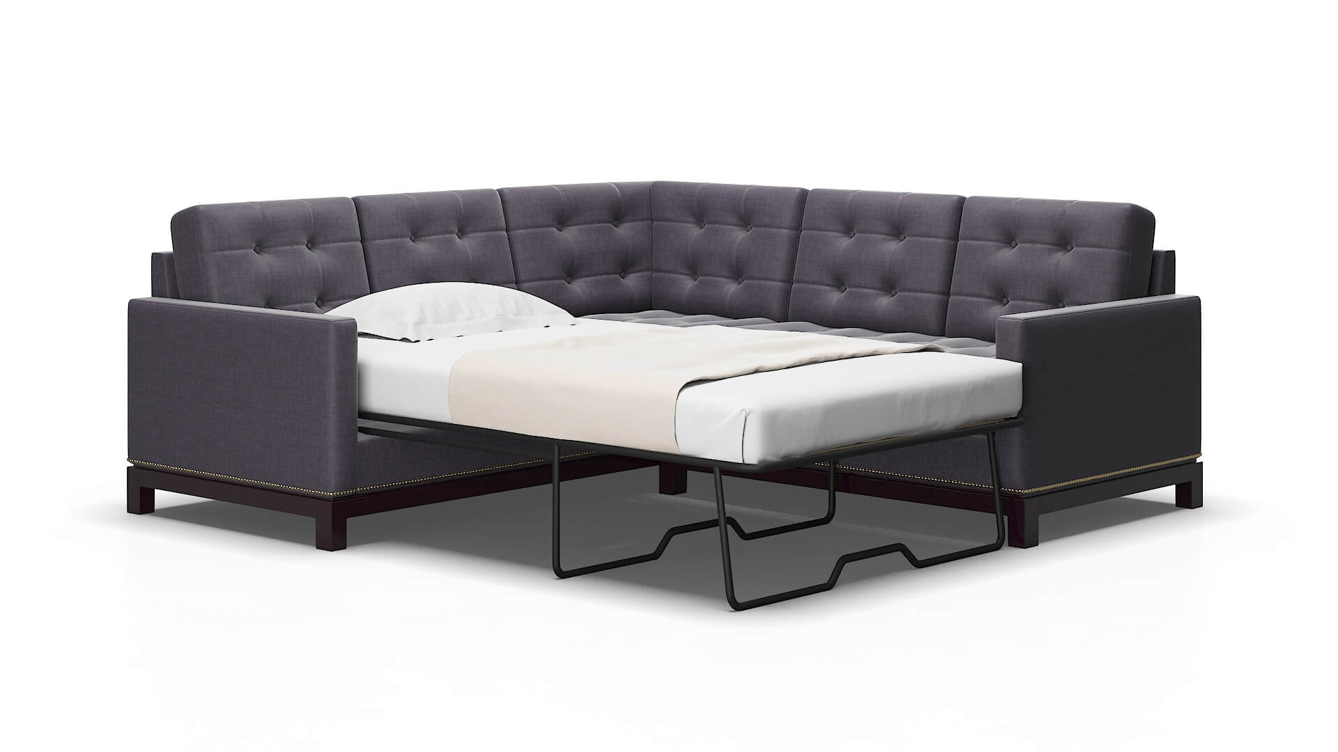 Davos Keylargo grape Sectional sleeper Espresso Legs  2