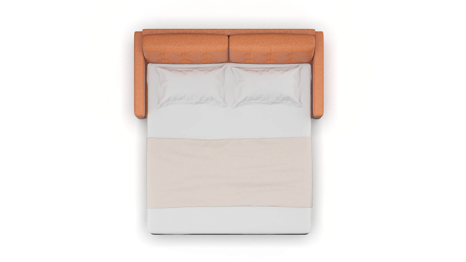 Davos Keylargo Terracotta Sofa Sleeper Espresso legs 3