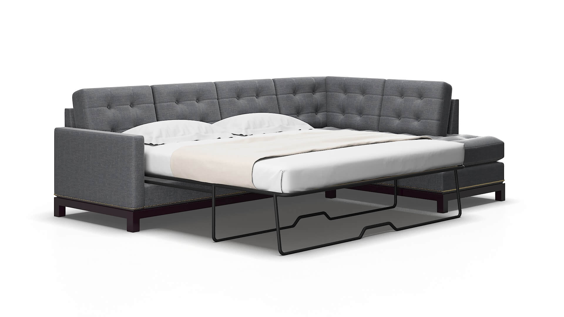 Davos Lana onyx Panel sleeper Espresso Legs  2