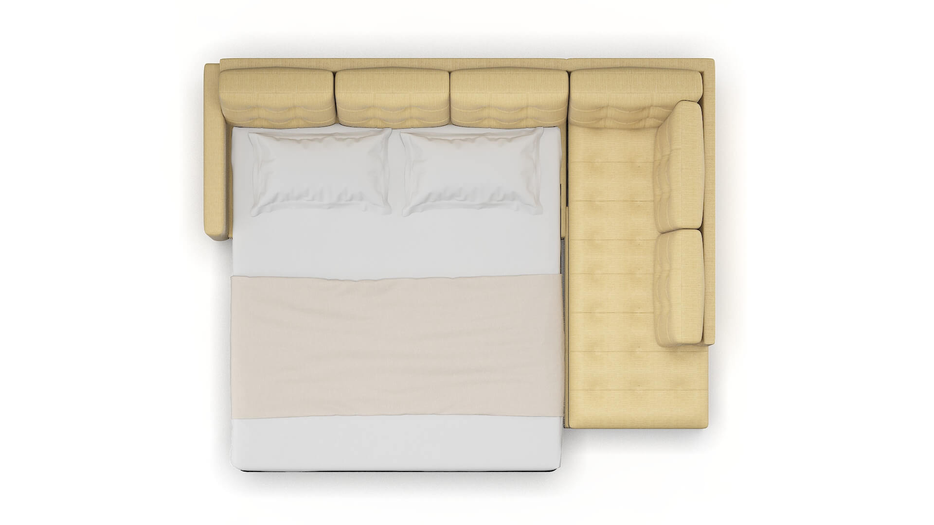 Davos Malibu Maize Panel Sleeper Espresso legs 3