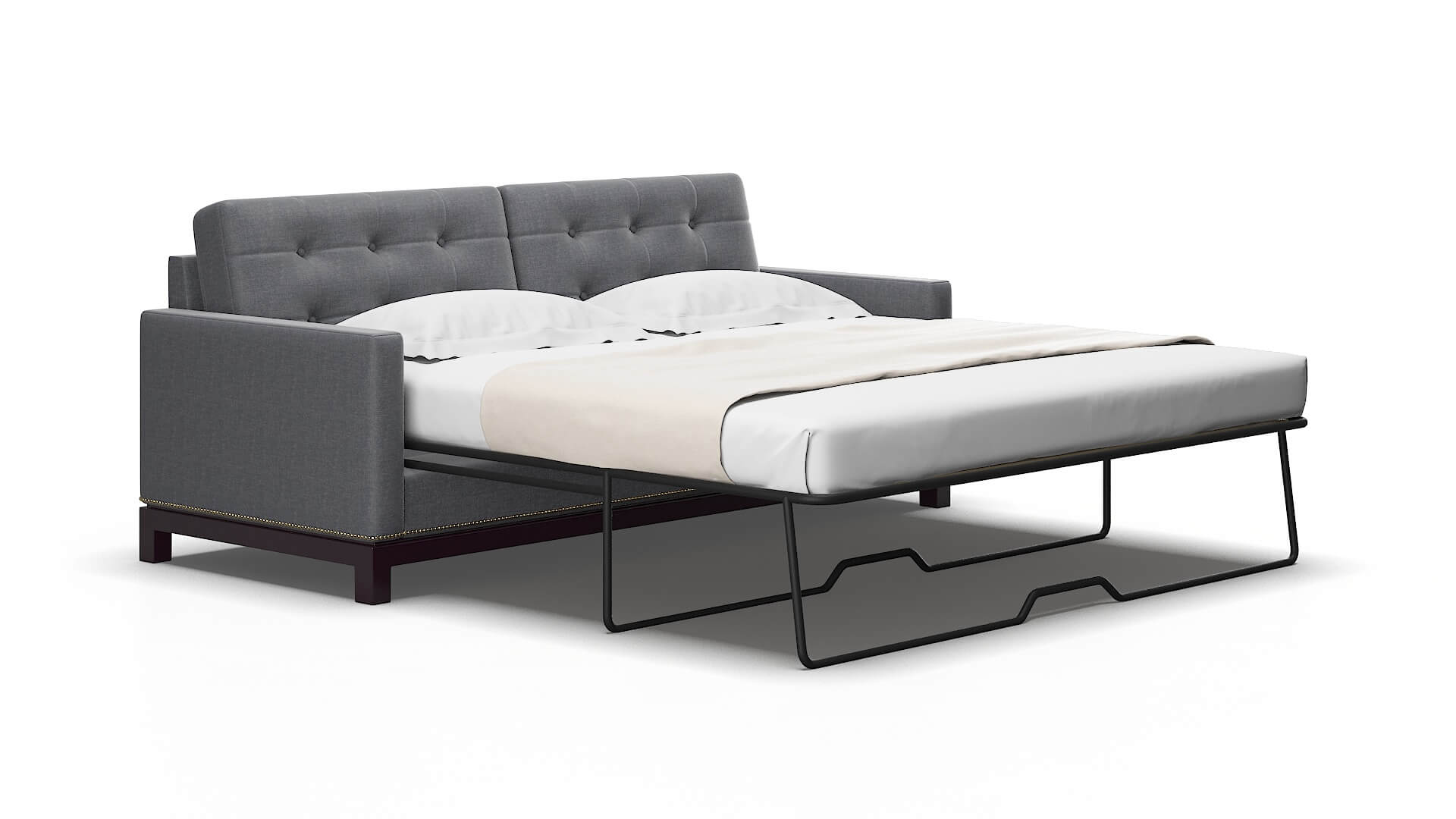 Davos Notion Graphite Sofa Sleeper Espresso legs 2