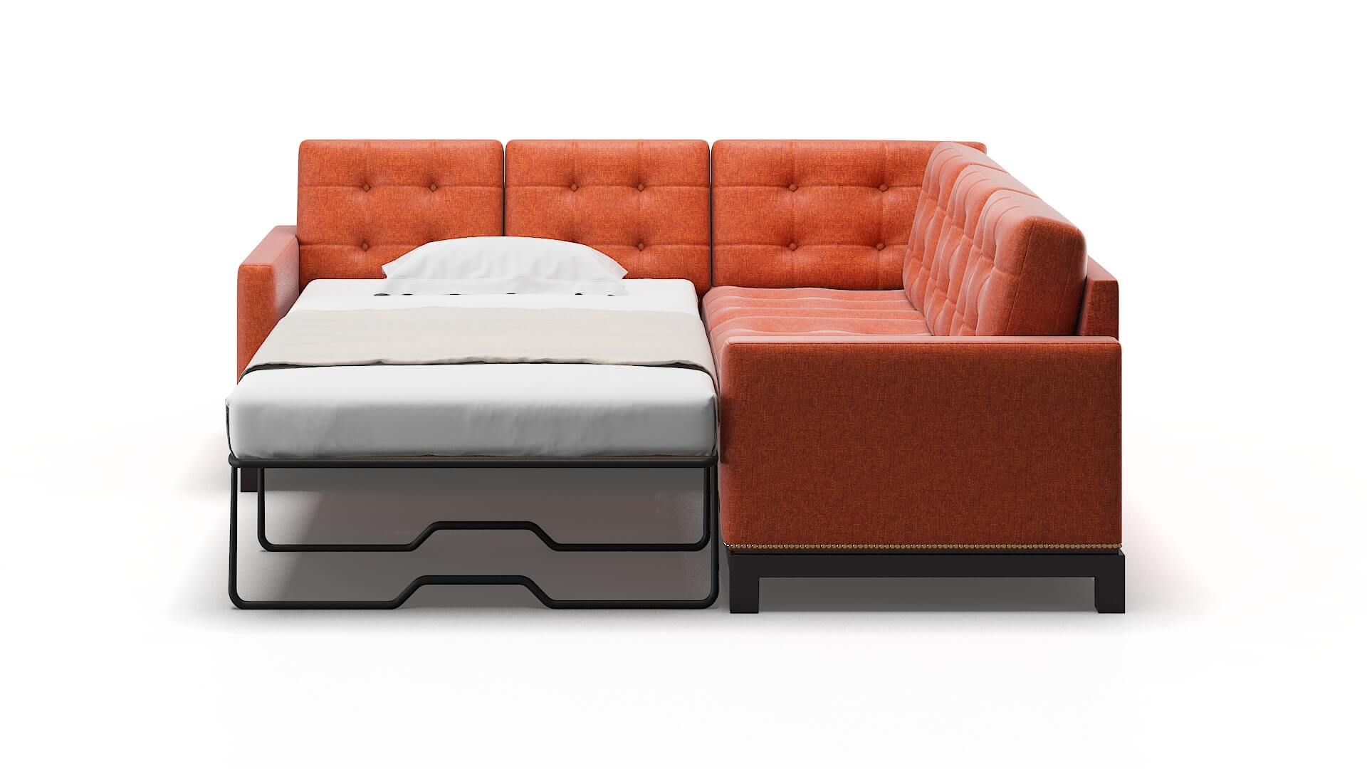 Davos Notion Tang Sectional Sleeper Espresso legs 1