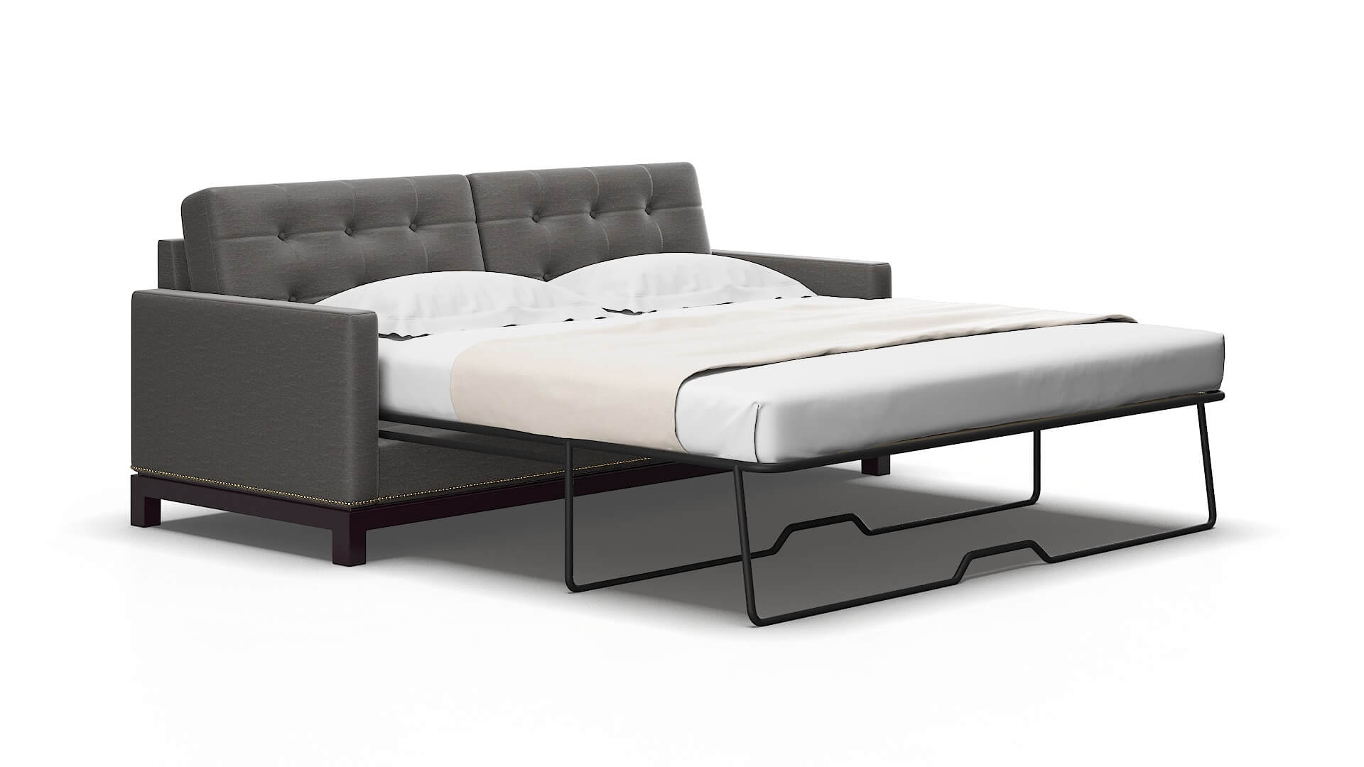 Davos Oscar grey Sofa sleeper Espresso Legs  2