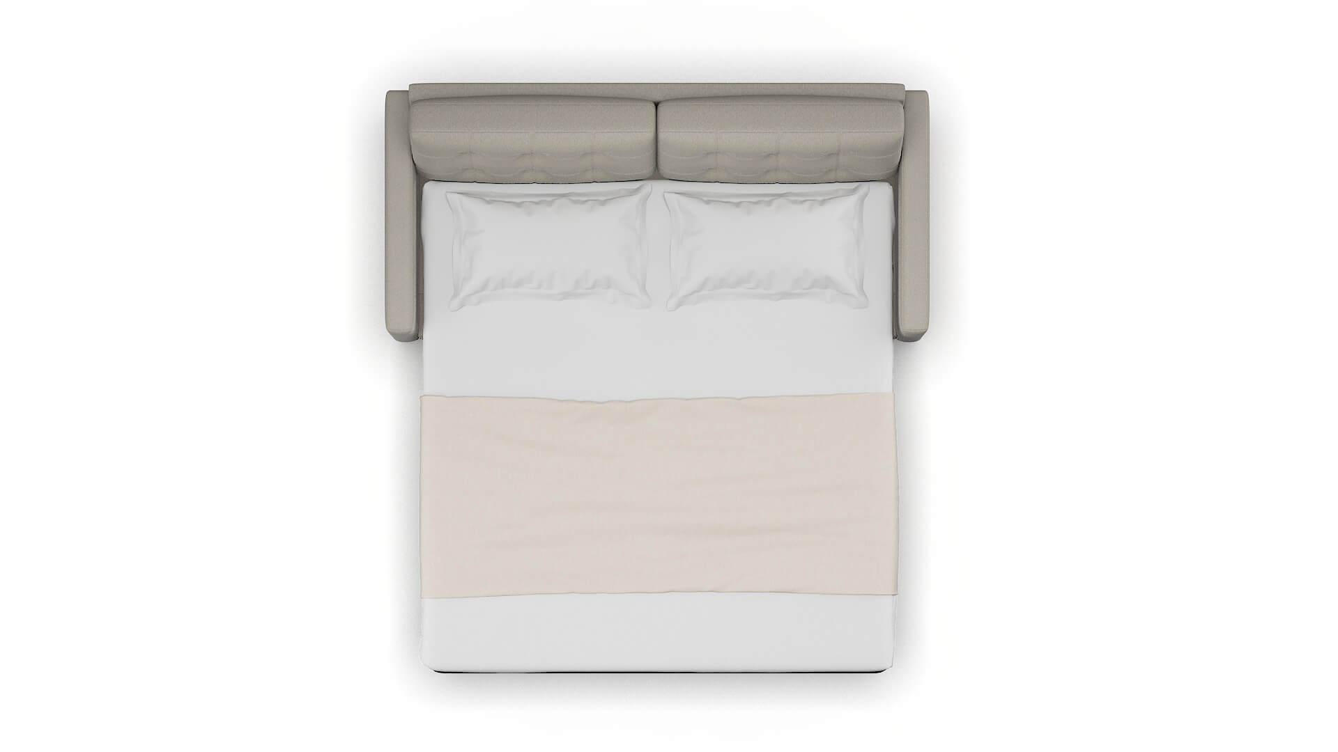 Davos Oscar Silver Sofa Sleeper Espresso legs 3