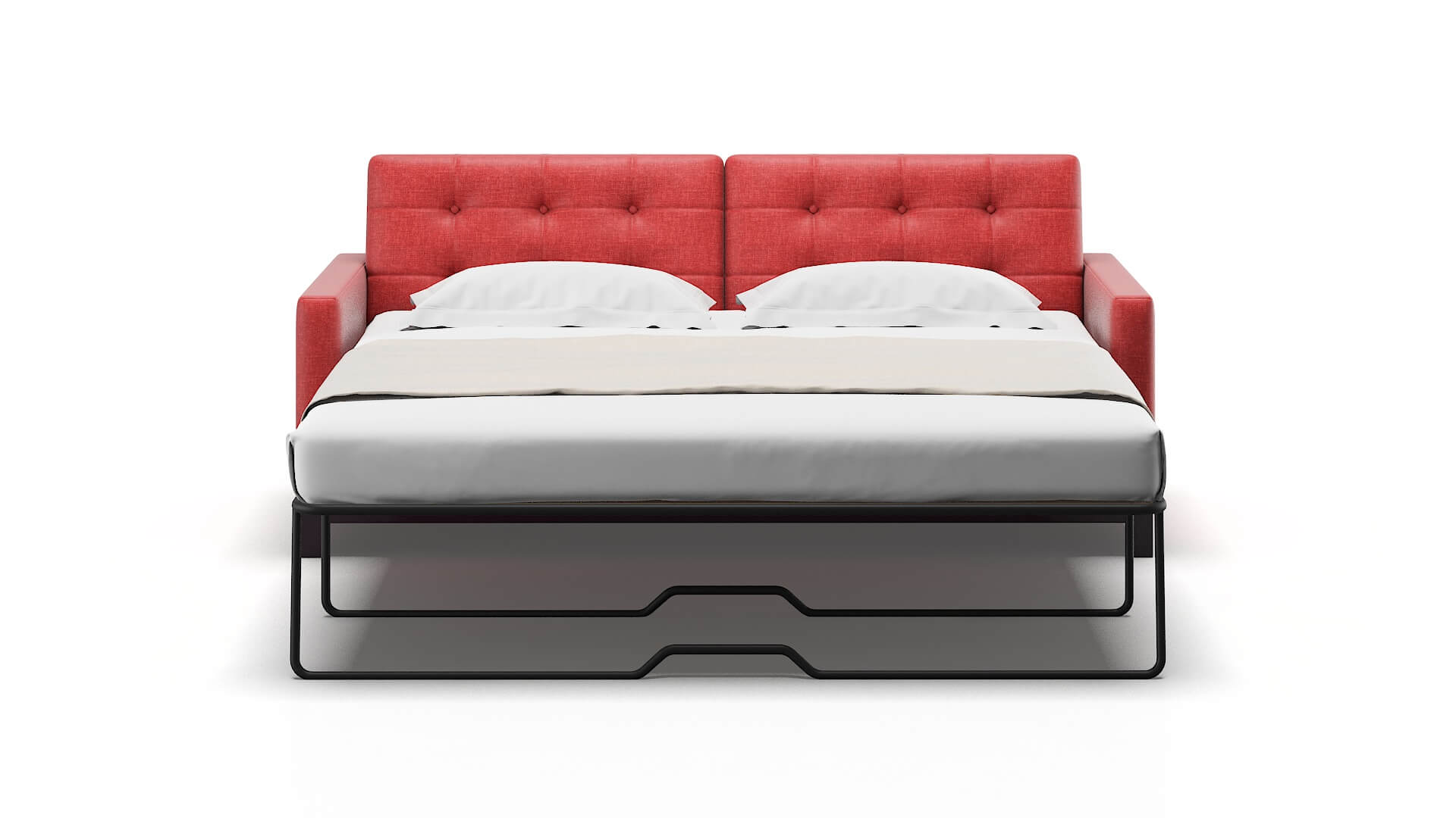 Davos Portland Berry Sofa Sleeper Espresso legs 1