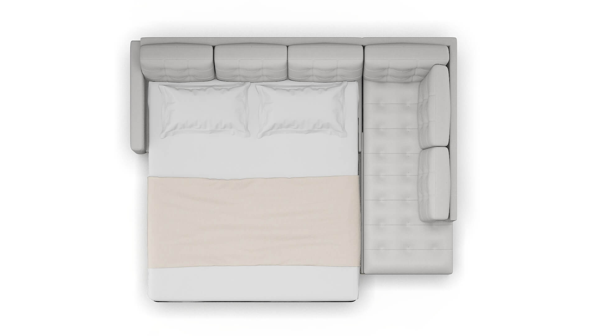 Davos Prisma Steam Panel Sleeper Espresso legs 3