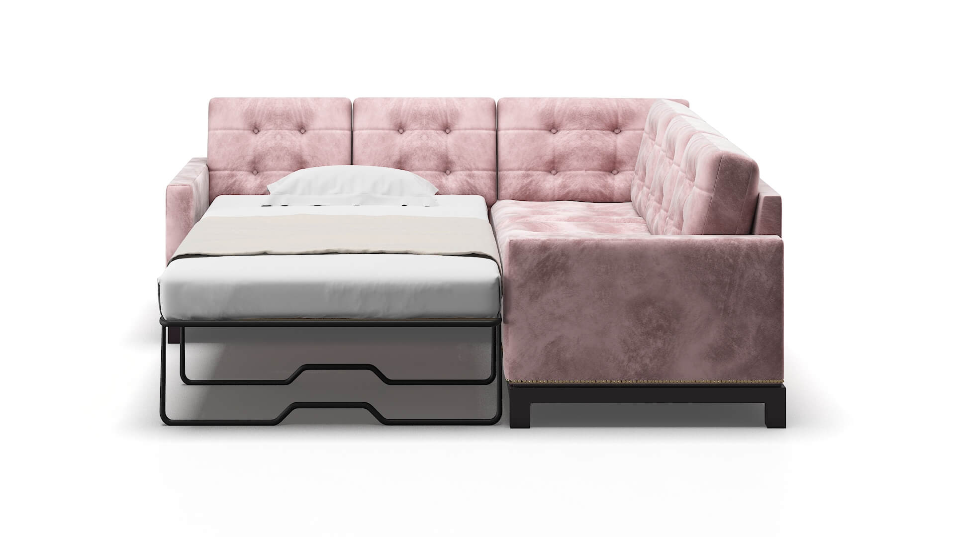 Davos Quartz 705 Sectional Sleeper Espresso legs 1