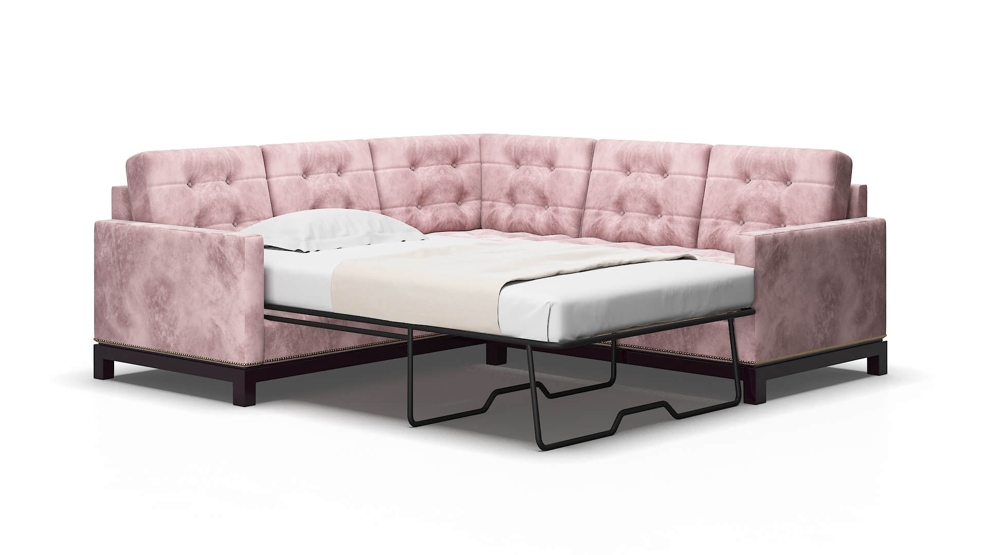 Davos Quartz 705 Sectional Sleeper Espresso legs 2