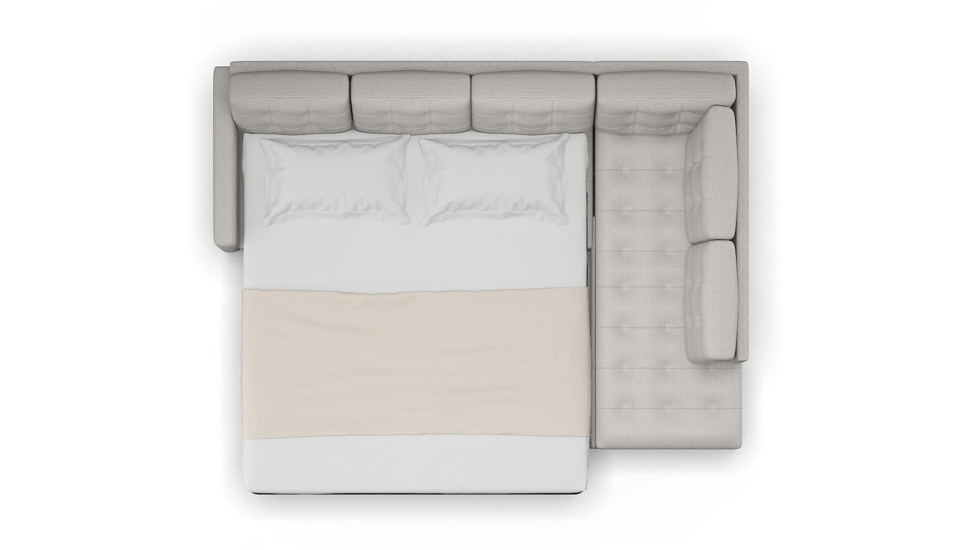 Davos Redondo Stone Panel Sleeper Espresso legs 3