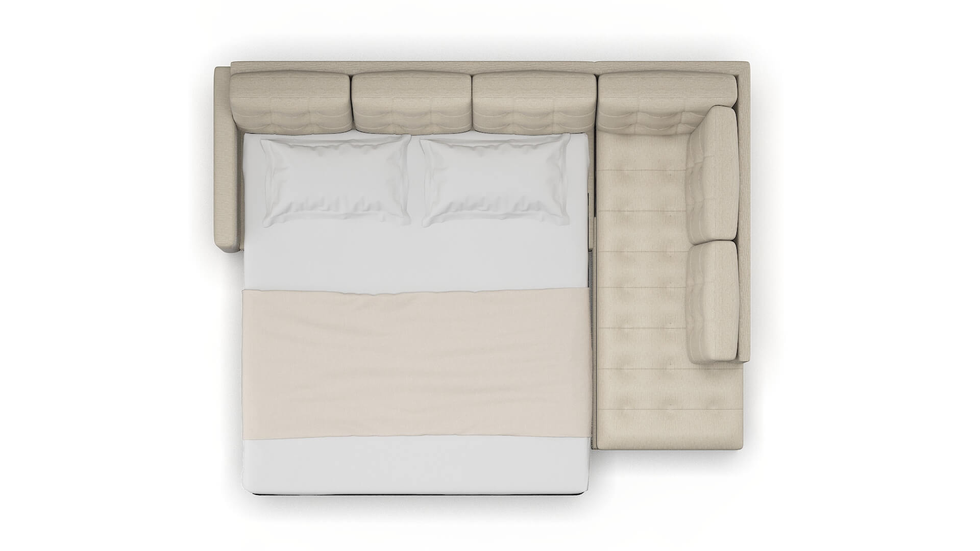 Davos Rocket Dove Panel Sleeper Espresso legs 3