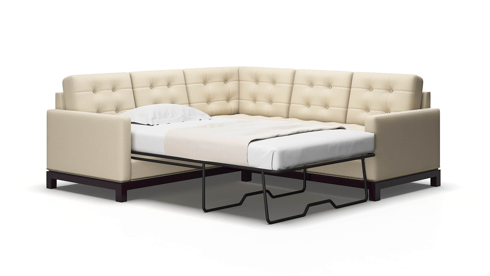 Davos Rocket sand Sectional sleeper Espresso Legs  2