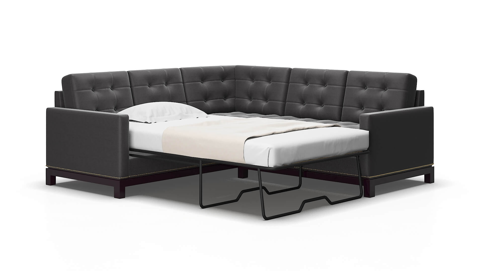 Davos Royale eclipse Sectional sleeper Espresso Legs  2
