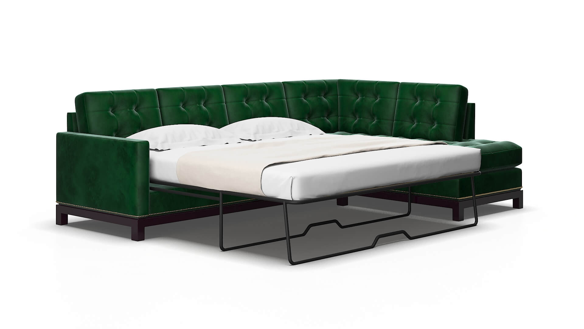 Davos Royale evergreen Panel sleeper Espresso Legs  2