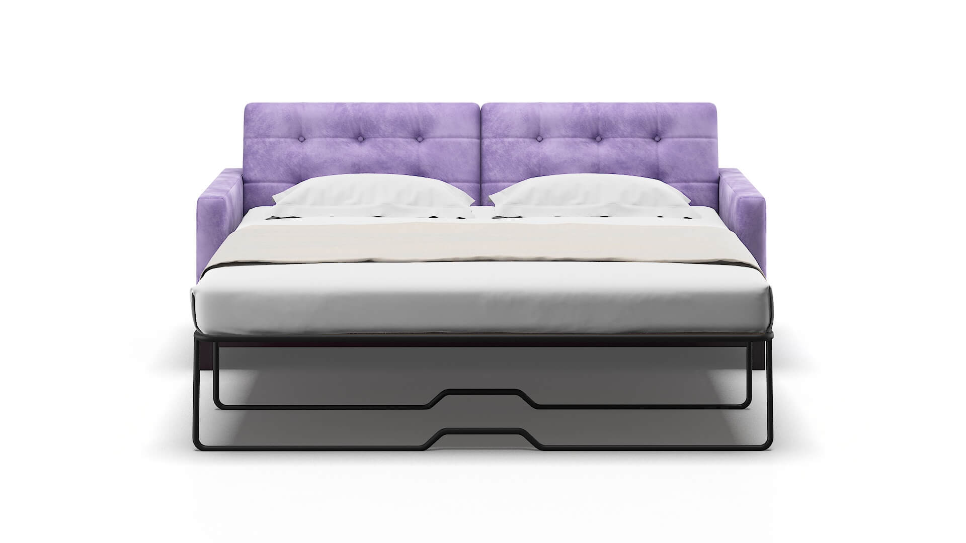 Davos Royale Lavender Sofa Sleeper Espresso legs 1