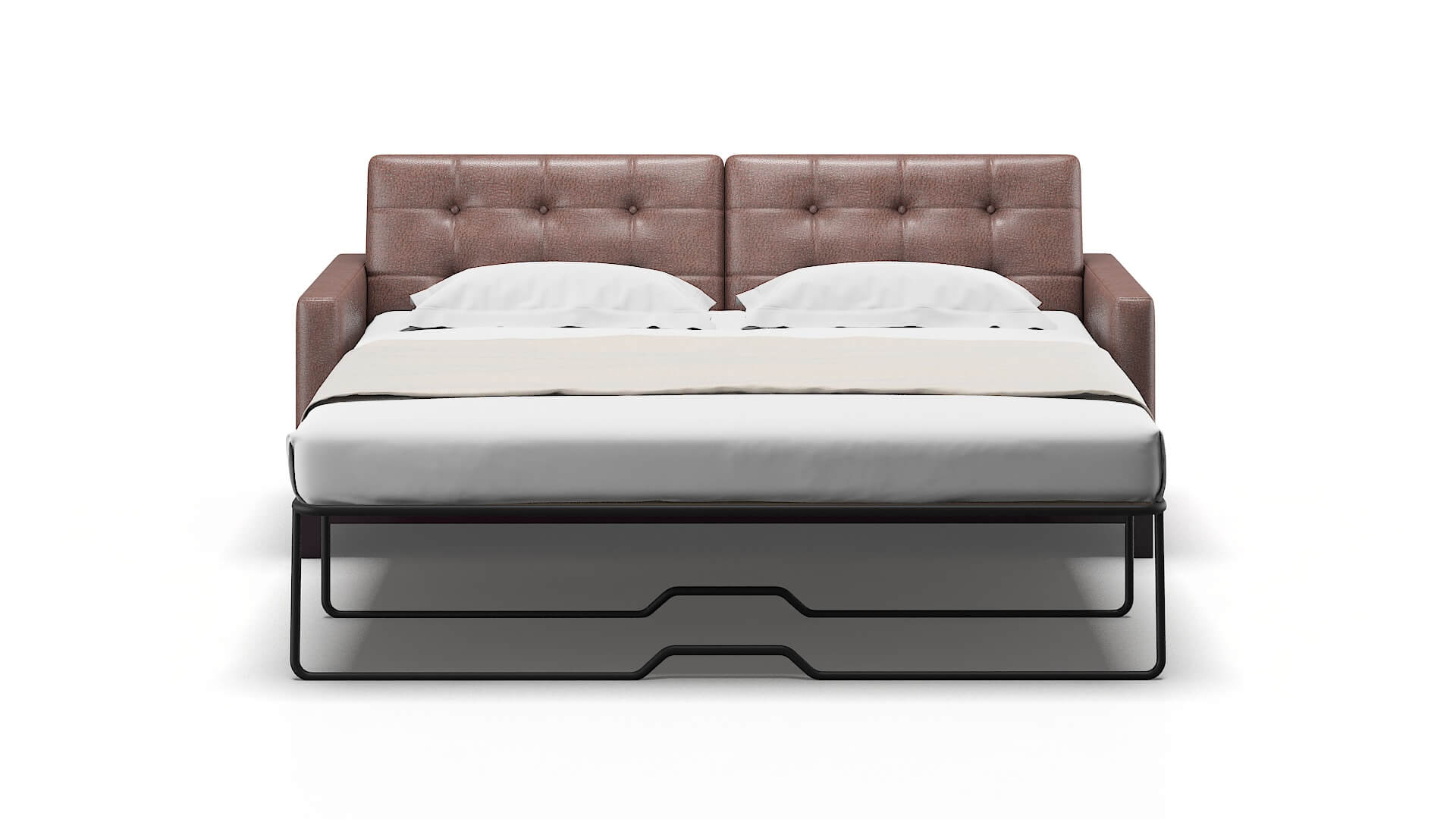 Davos Royale Mocha Sofa Sleeper Espresso legs 1