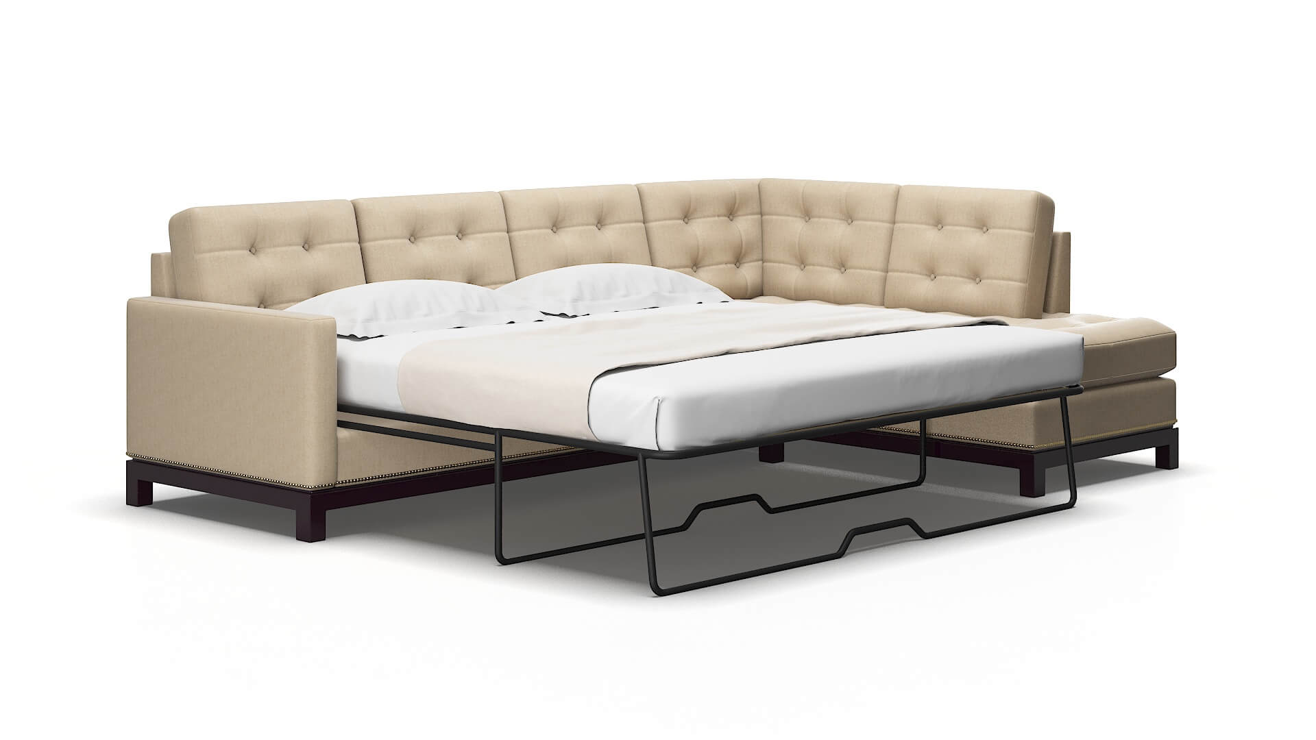 Davos Royale Mondo Panel Sleeper Espresso legs 2