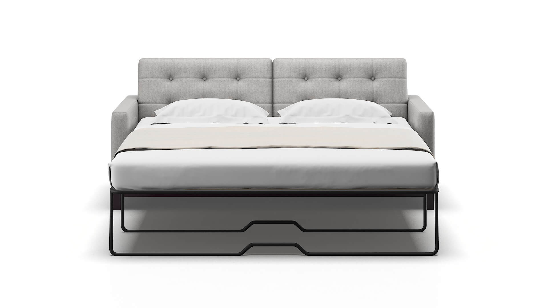 Davos Sasha Silver Sofa Sleeper Espresso legs 1
