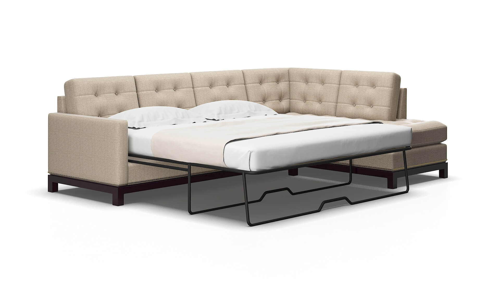 Davos Sosoftness 74 Panel Sleeper Espresso legs 2