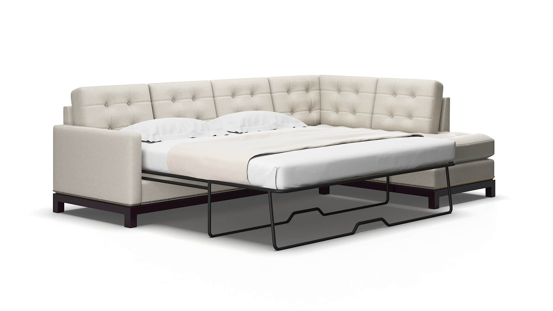Davos Terrain natural Panel sleeper Espresso Legs  2