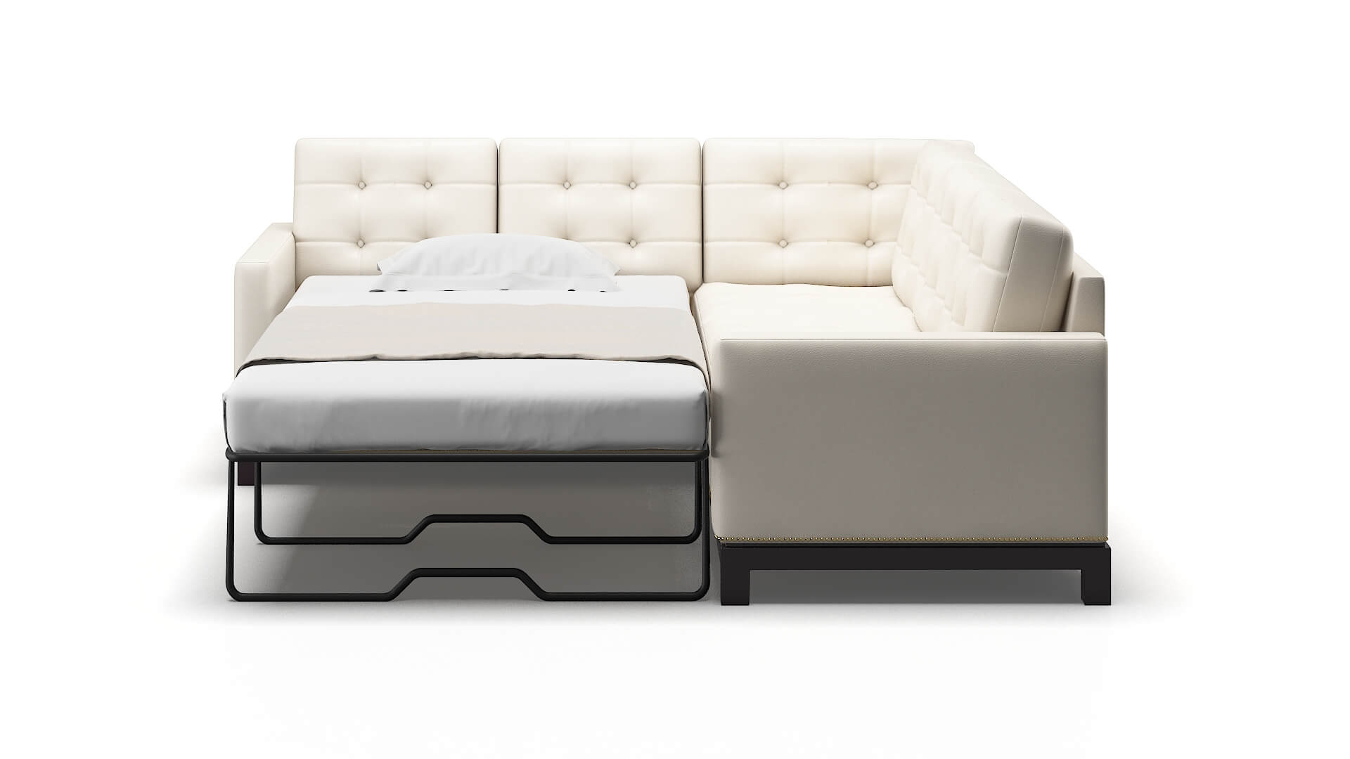 Davos Urban_d Snow Sectional Sleeper Espresso legs 1