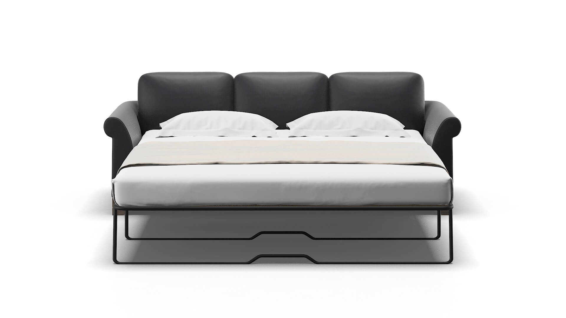 Denver Atlas_plz Navy Sofa Sleeper Espresso legs 1