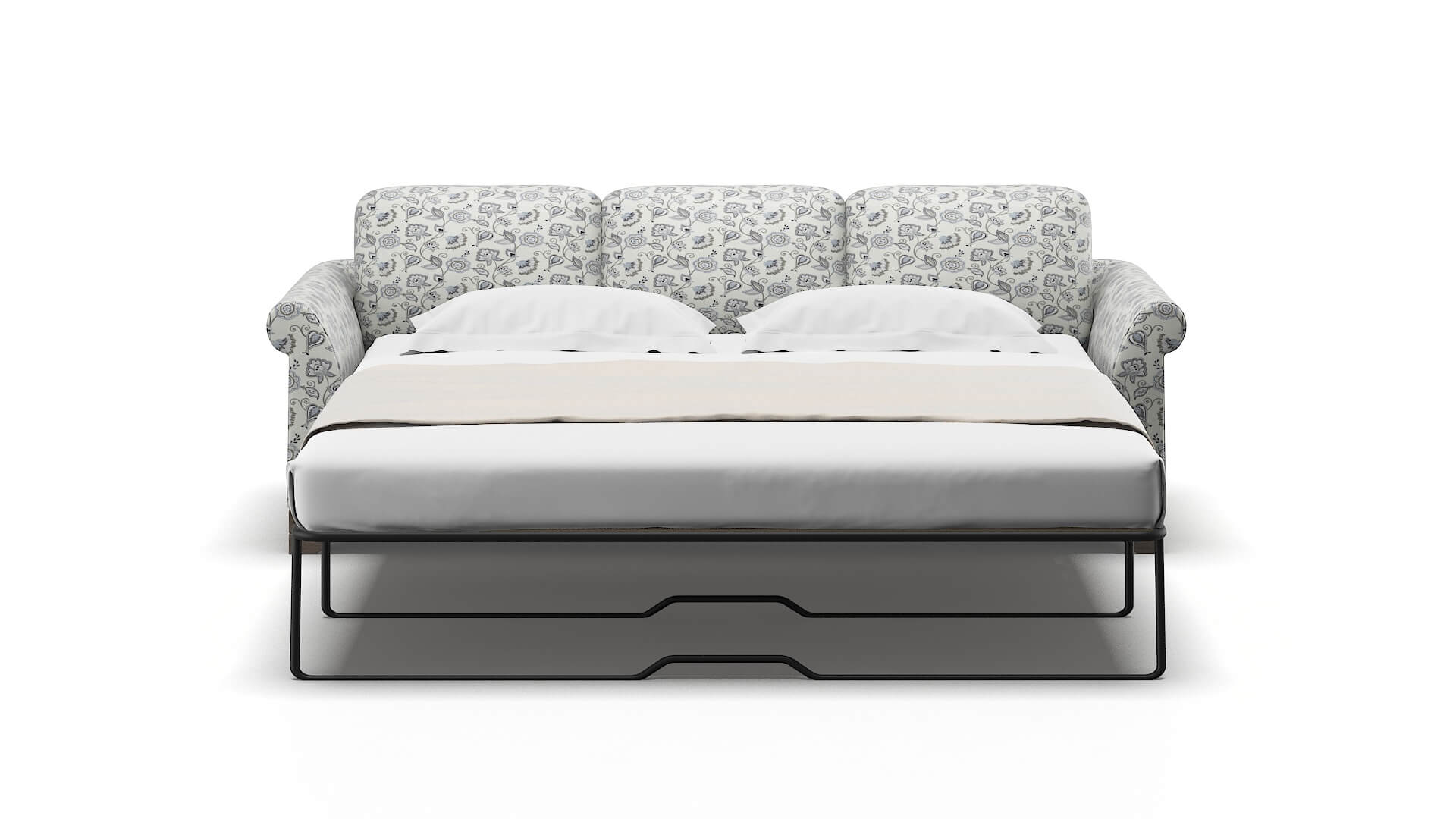 Denver Avignon Sky Sofa Sleeper Espresso legs 1