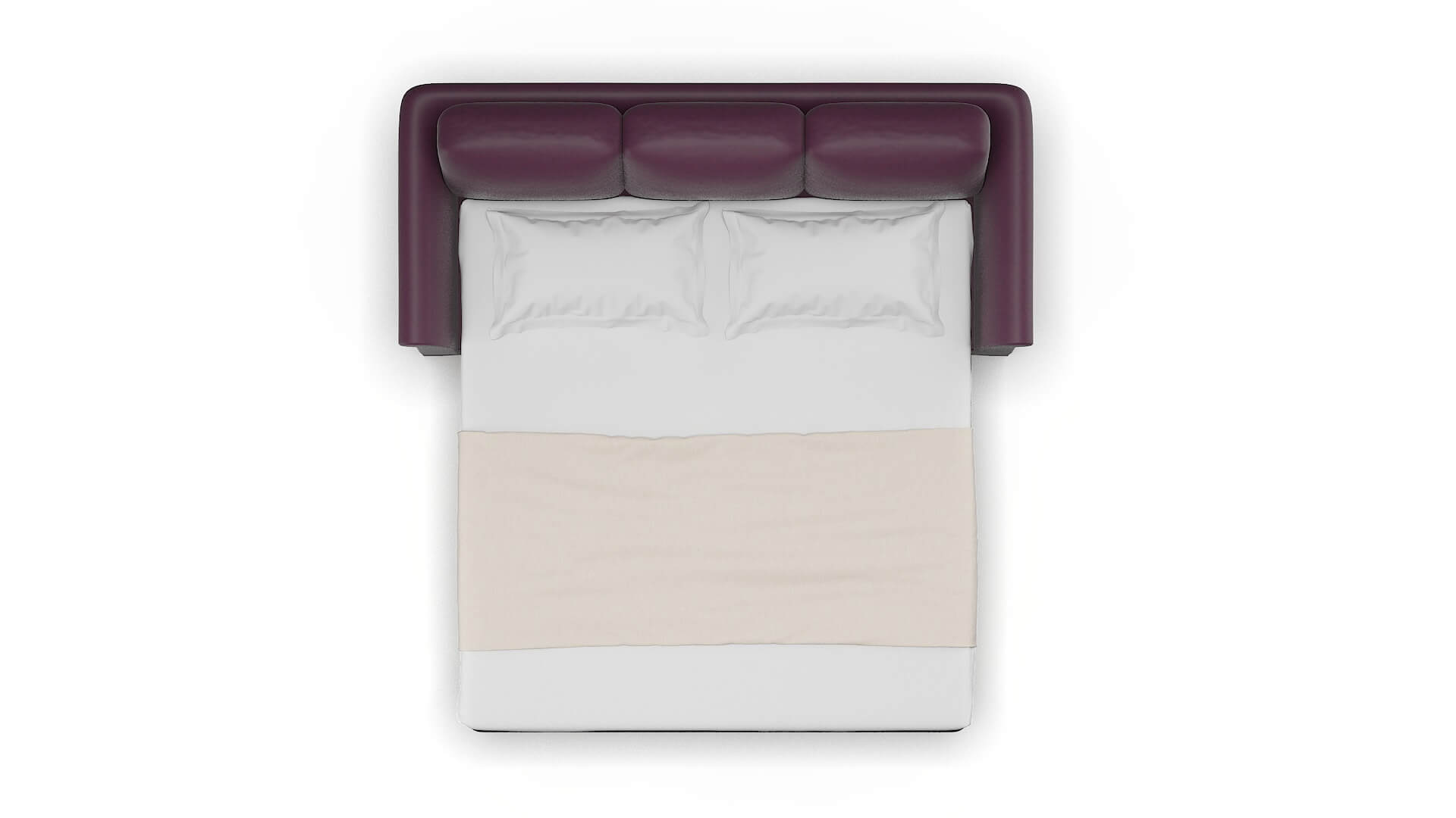 Denver Bella Aubergine Sofa Sleeper Espresso legs 3