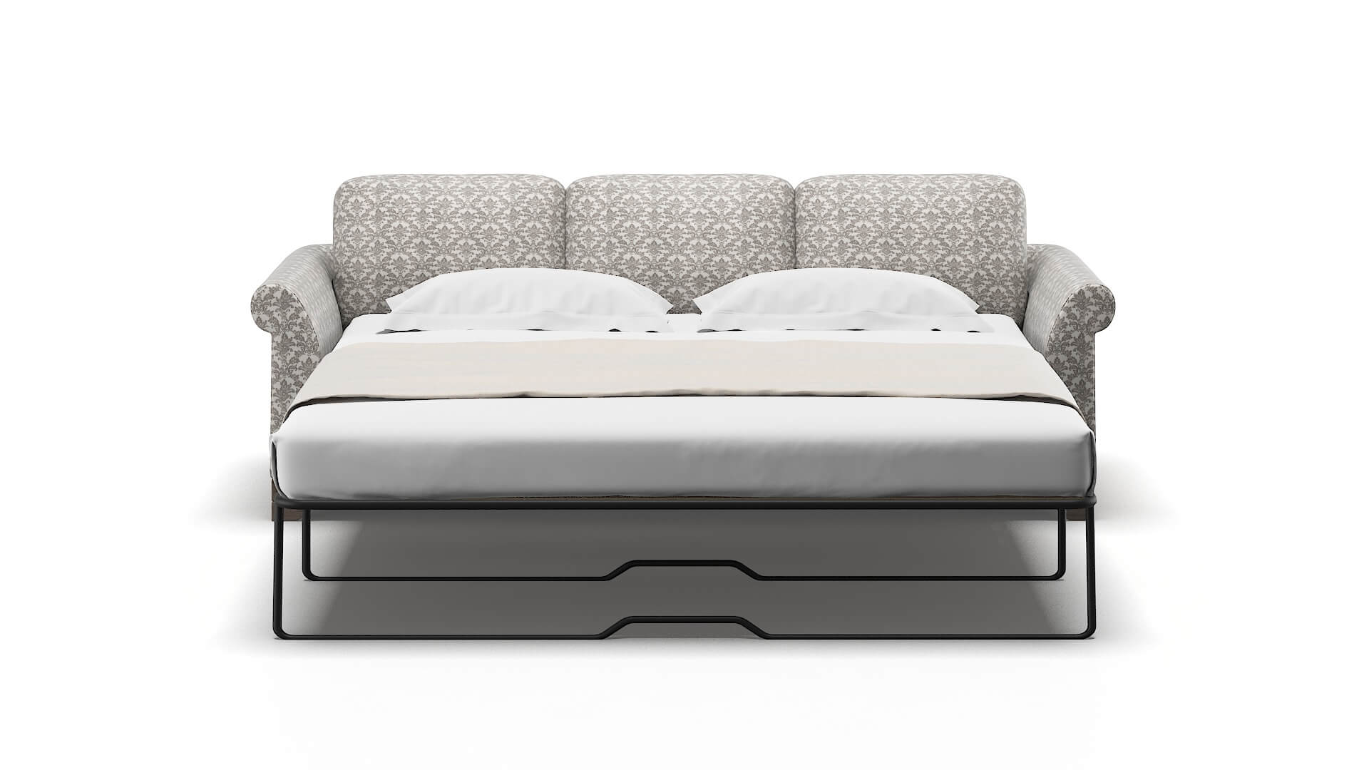 Denver Bergamo Dove Sofa Sleeper Espresso legs 1