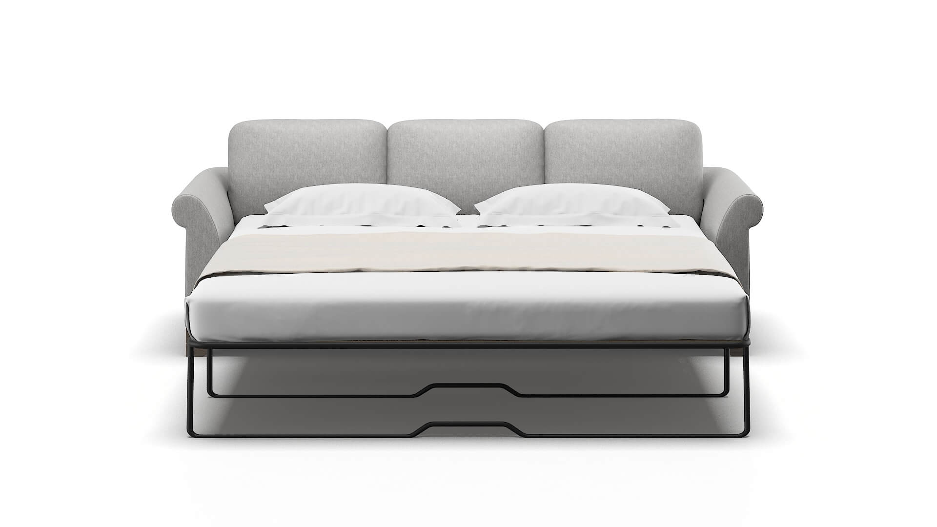 Denver Bungalow Graphite Sofa Sleeper Espresso legs 1