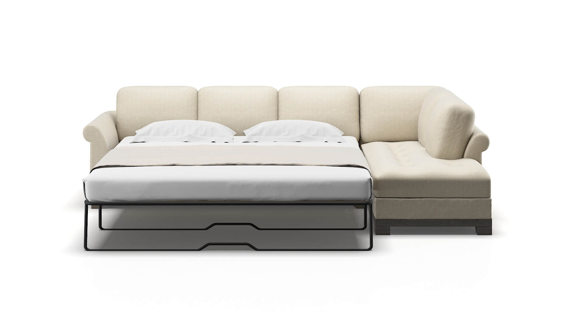 Denver Catalina Wheat Panel Sleeper Espresso legs 3