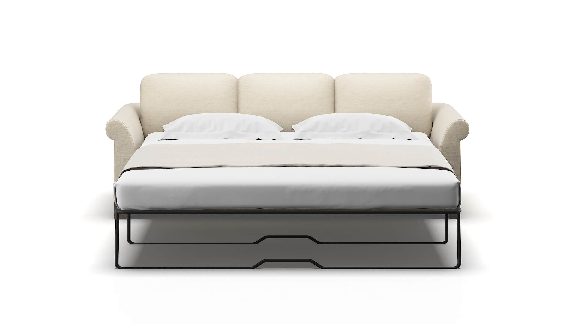 Denver Chance Sand Sofa Sleeper Espresso legs 1