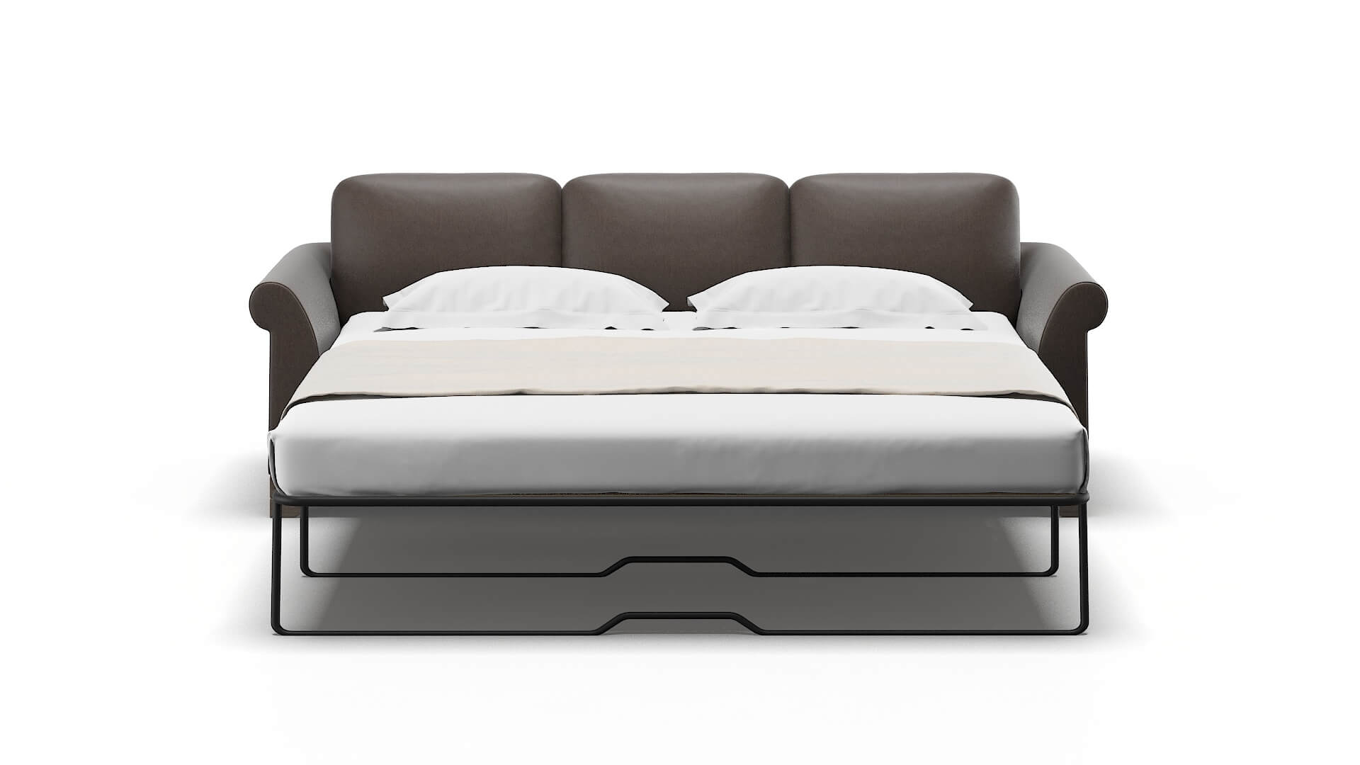 Denver Cosmo Chocolate Sofa Sleeper Espresso legs 1