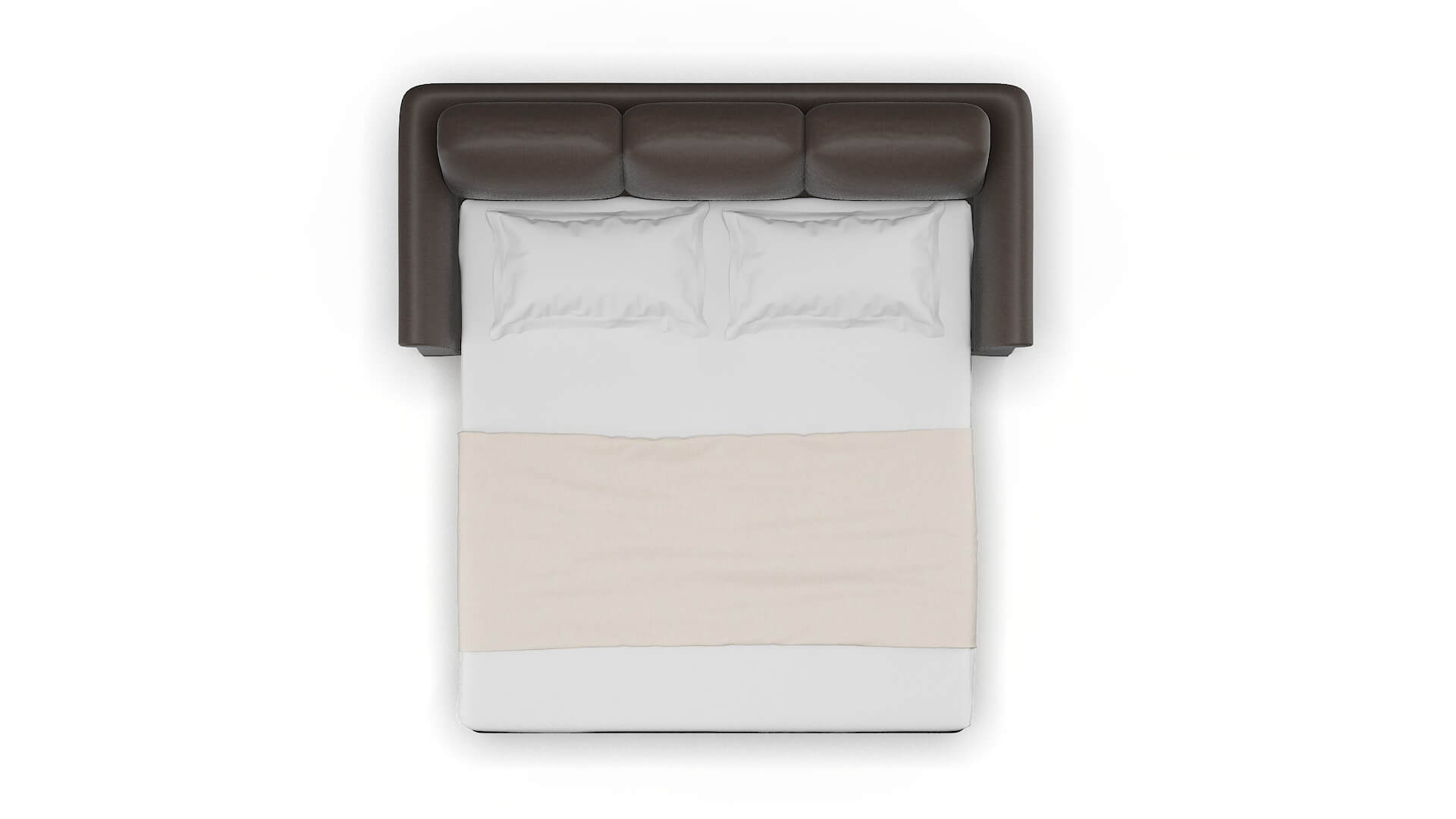 Denver Cosmo Chocolate Sofa Sleeper Espresso legs 3