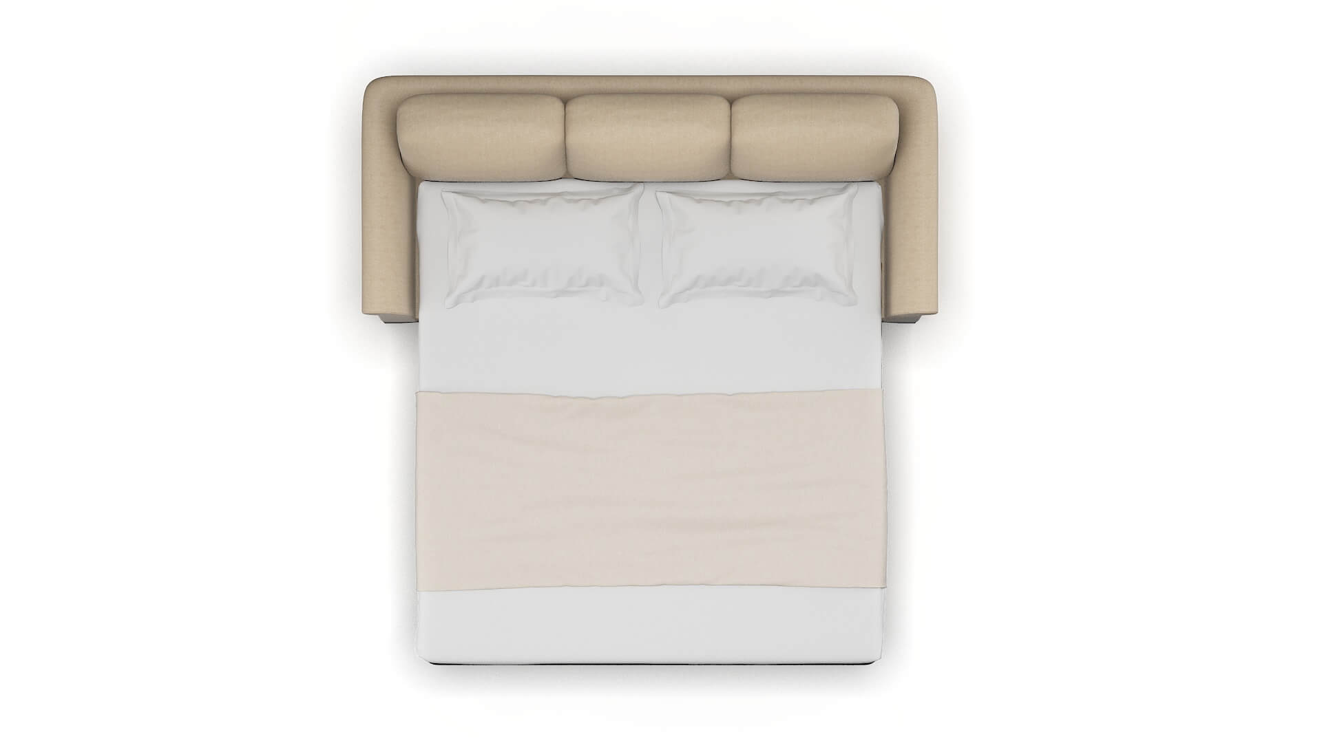 Denver Cosmo Fawn Sofa Sleeper Espresso legs 3