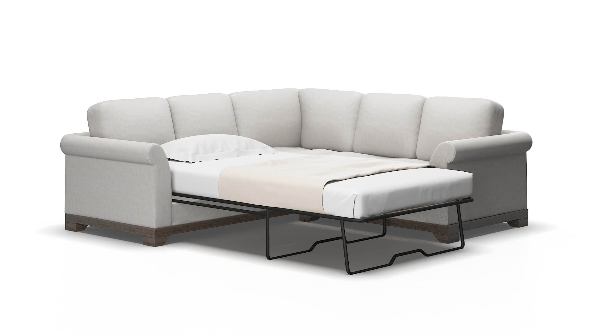 Denver Curious spa Sectional sleeper Espresso Legs  2