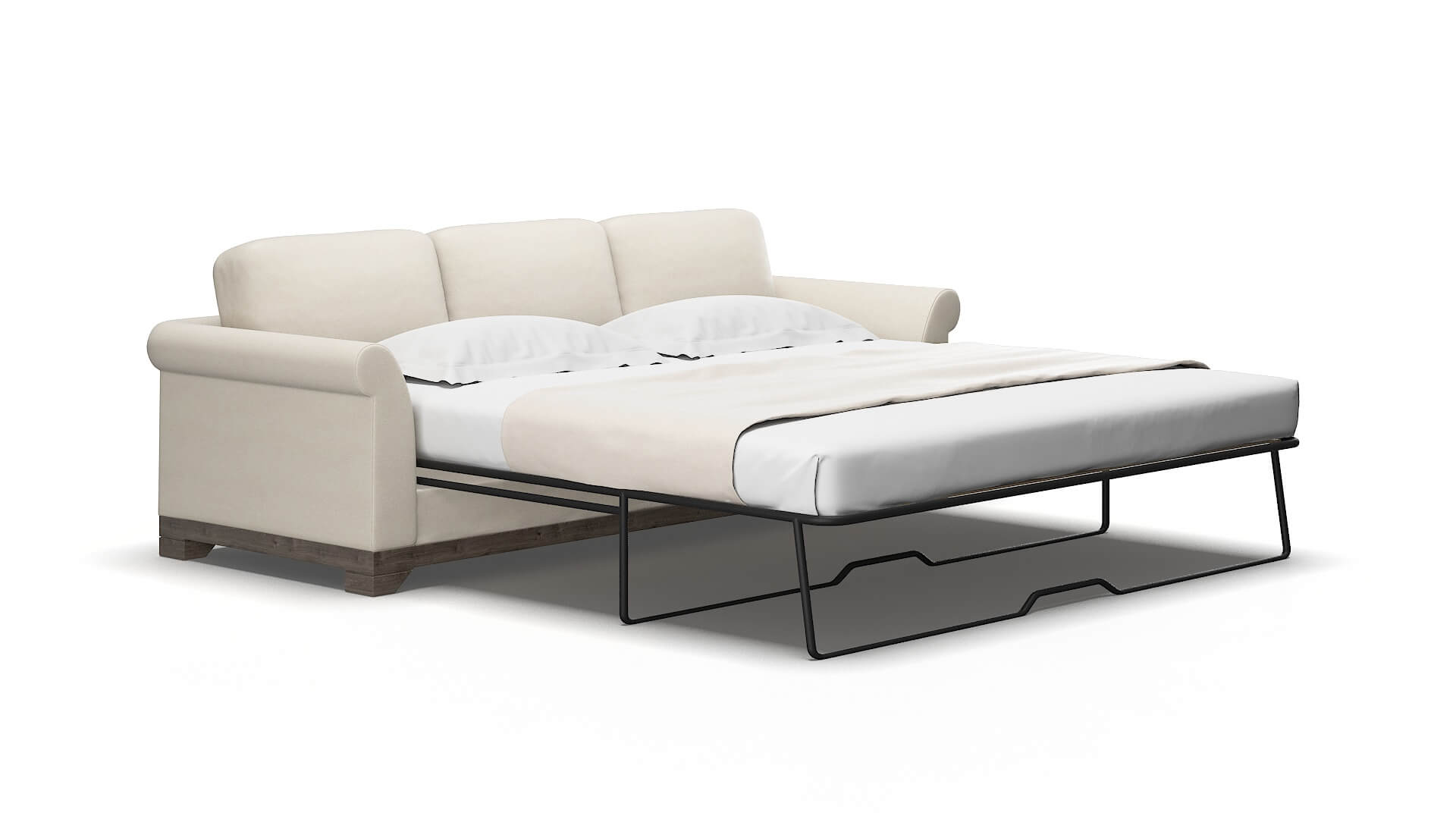 Denver Dawson sand Sofa sleeper Espresso Legs  2
