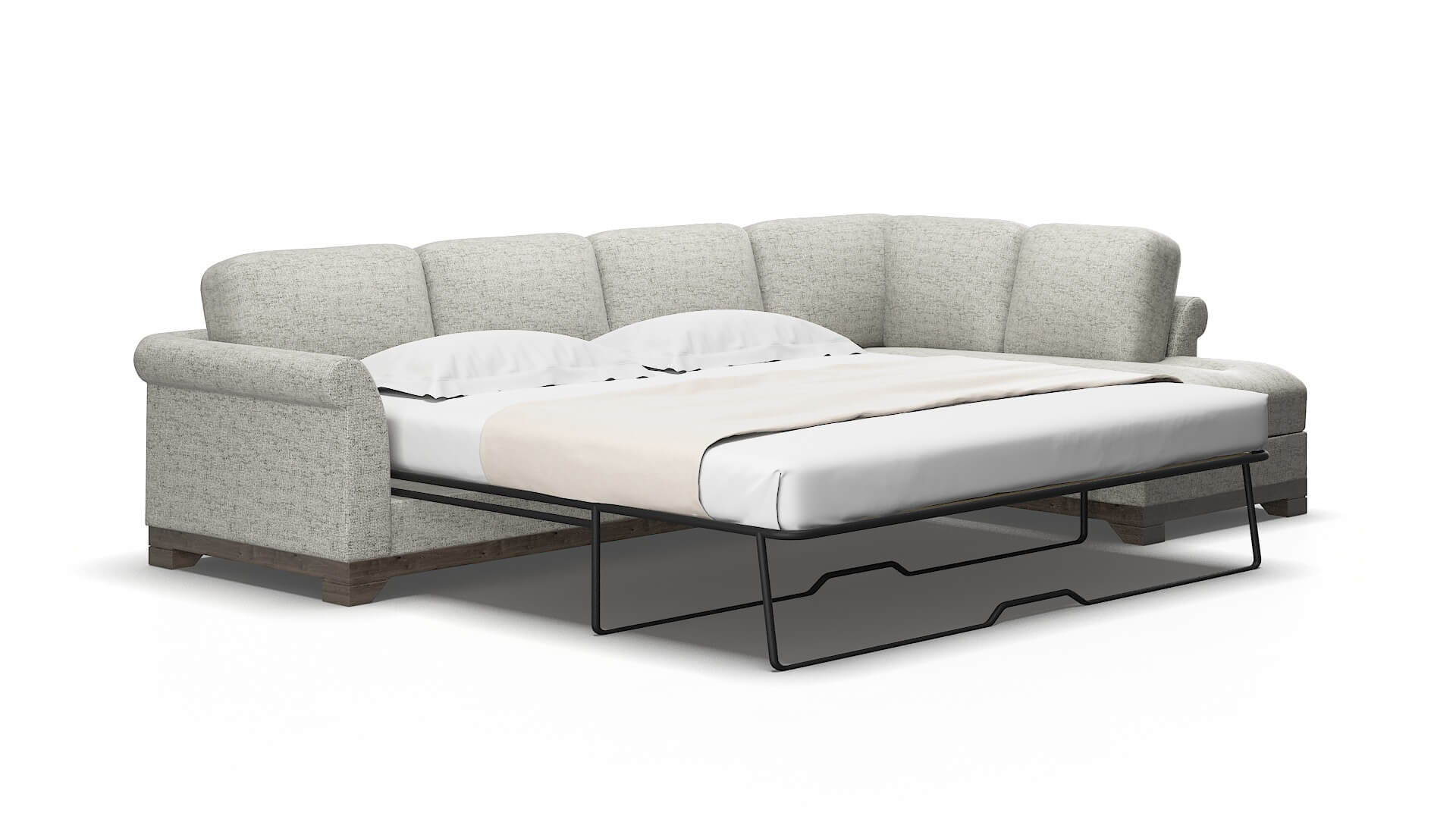 Denver Derby Silver Panel Sleeper Espresso legs 2