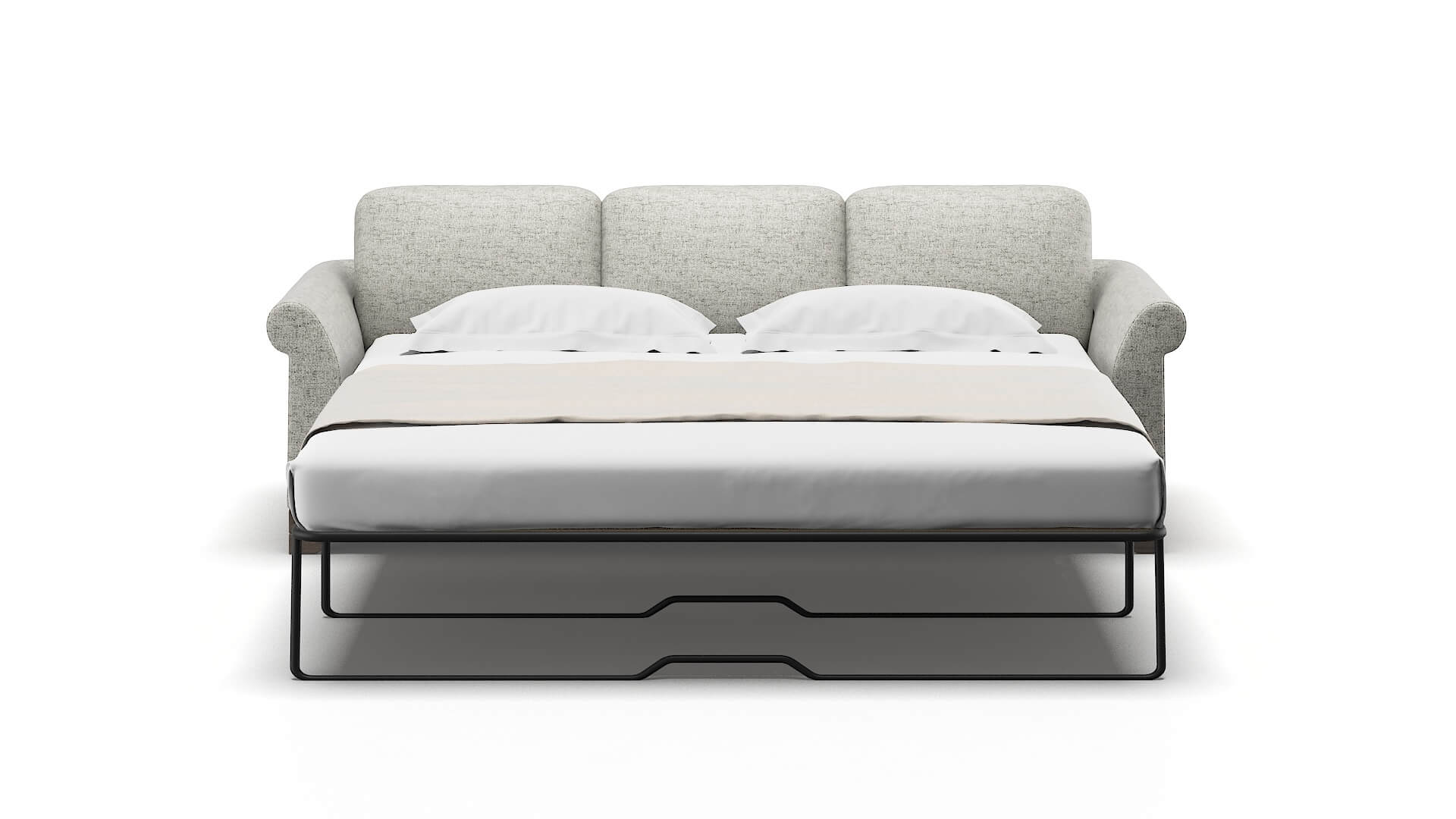 Denver Derby Silver Sofa Sleeper Espresso legs 1