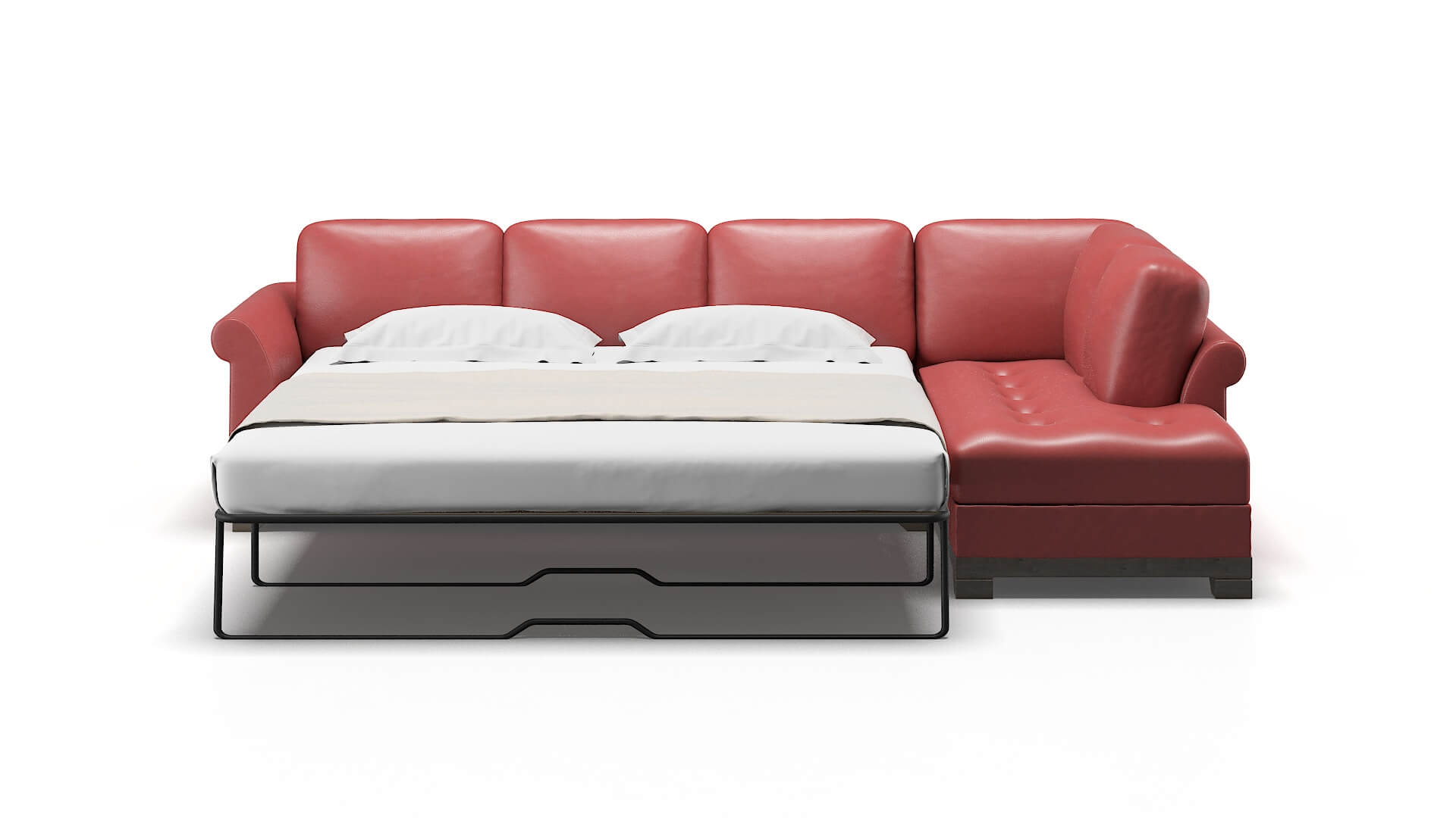 Denver Dillion Cordovan Panel Sleeper Espresso legs 1