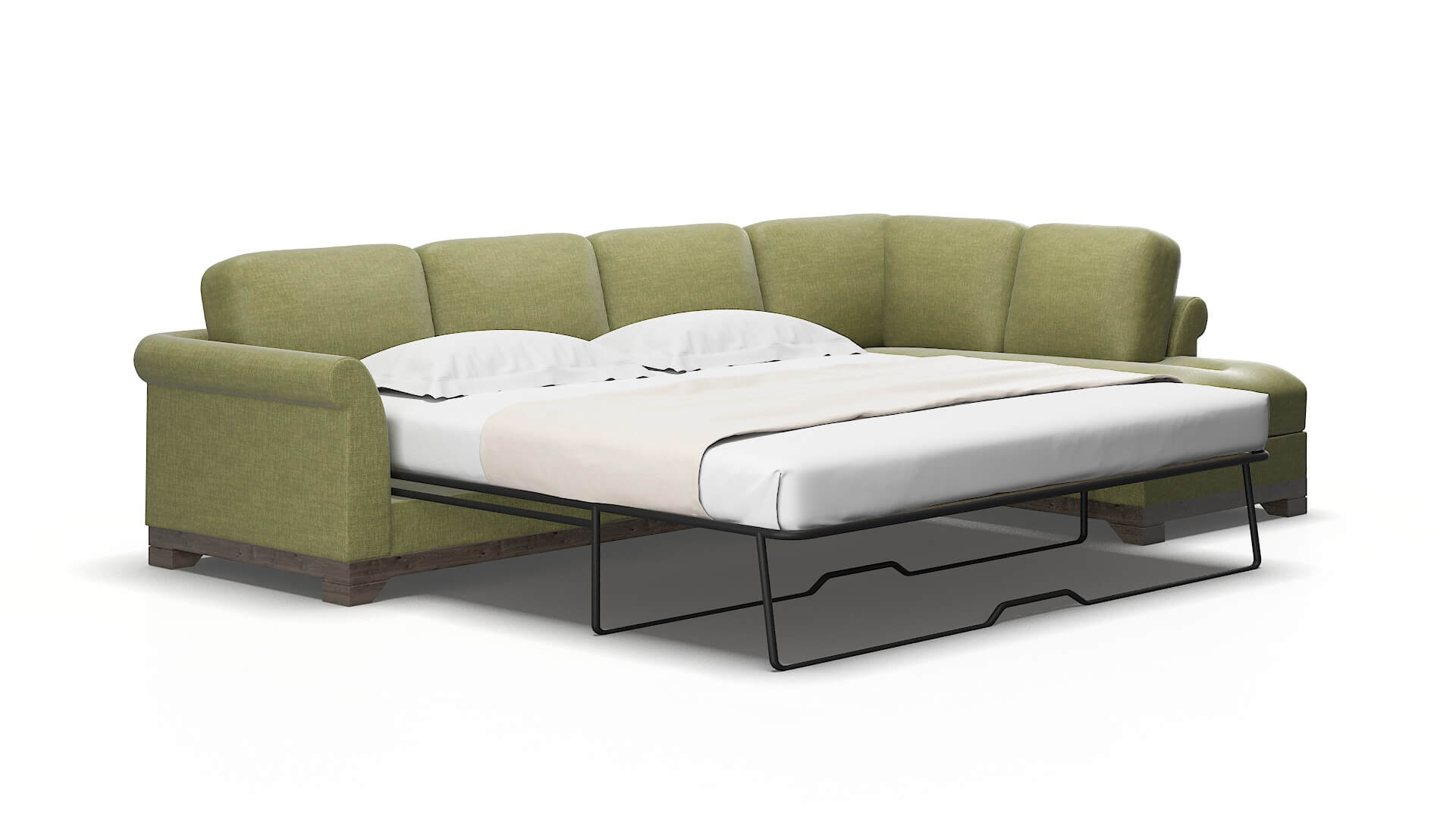 Denver Dream_d Forest Panel Sleeper espresso legs 2